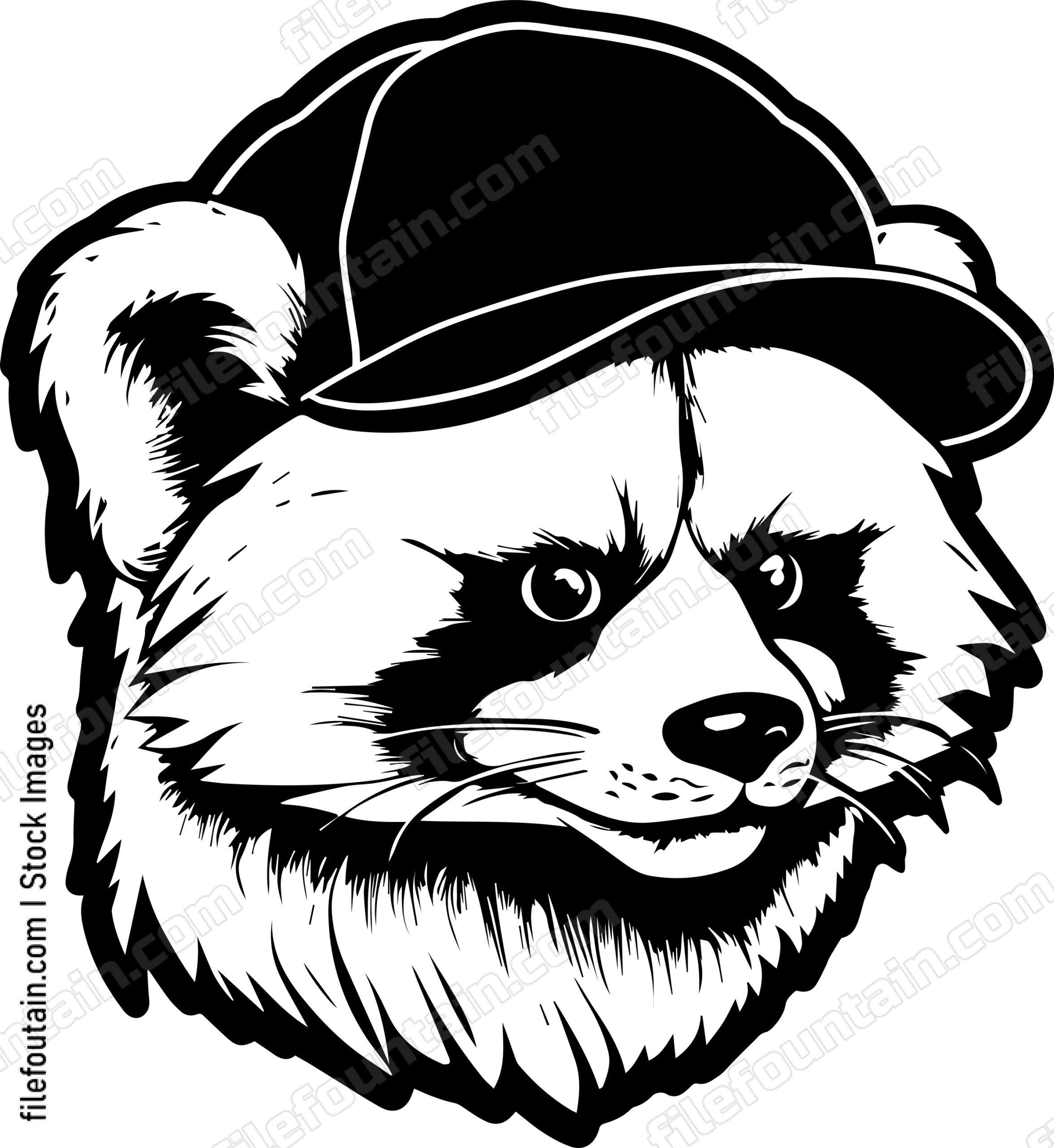 Red Panda In Baseball Cap
