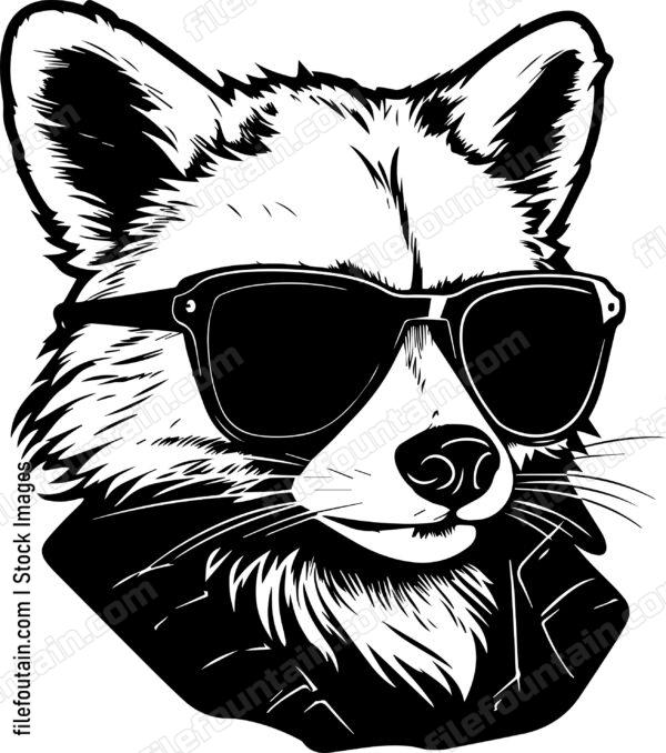 Red Panda In Sunglasses