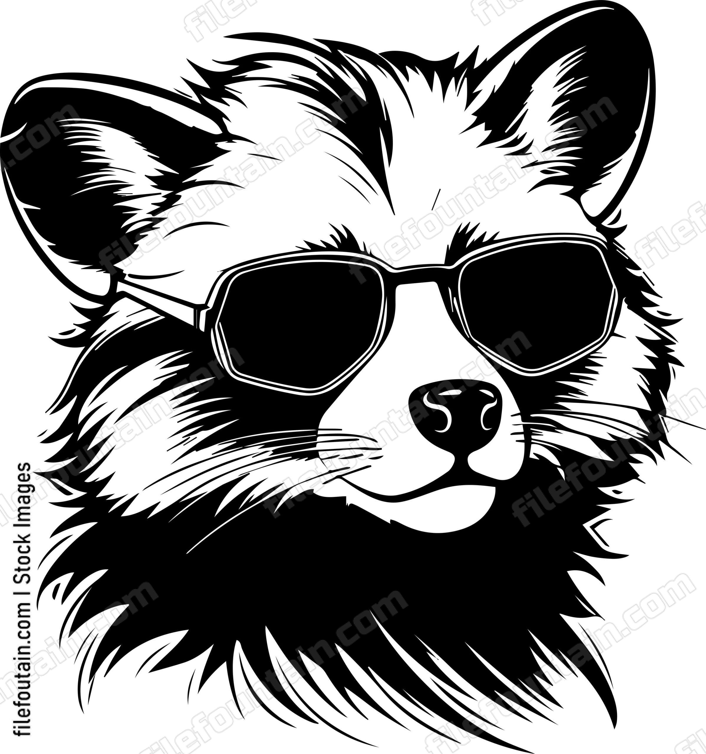 Red Panda In Sunglasses