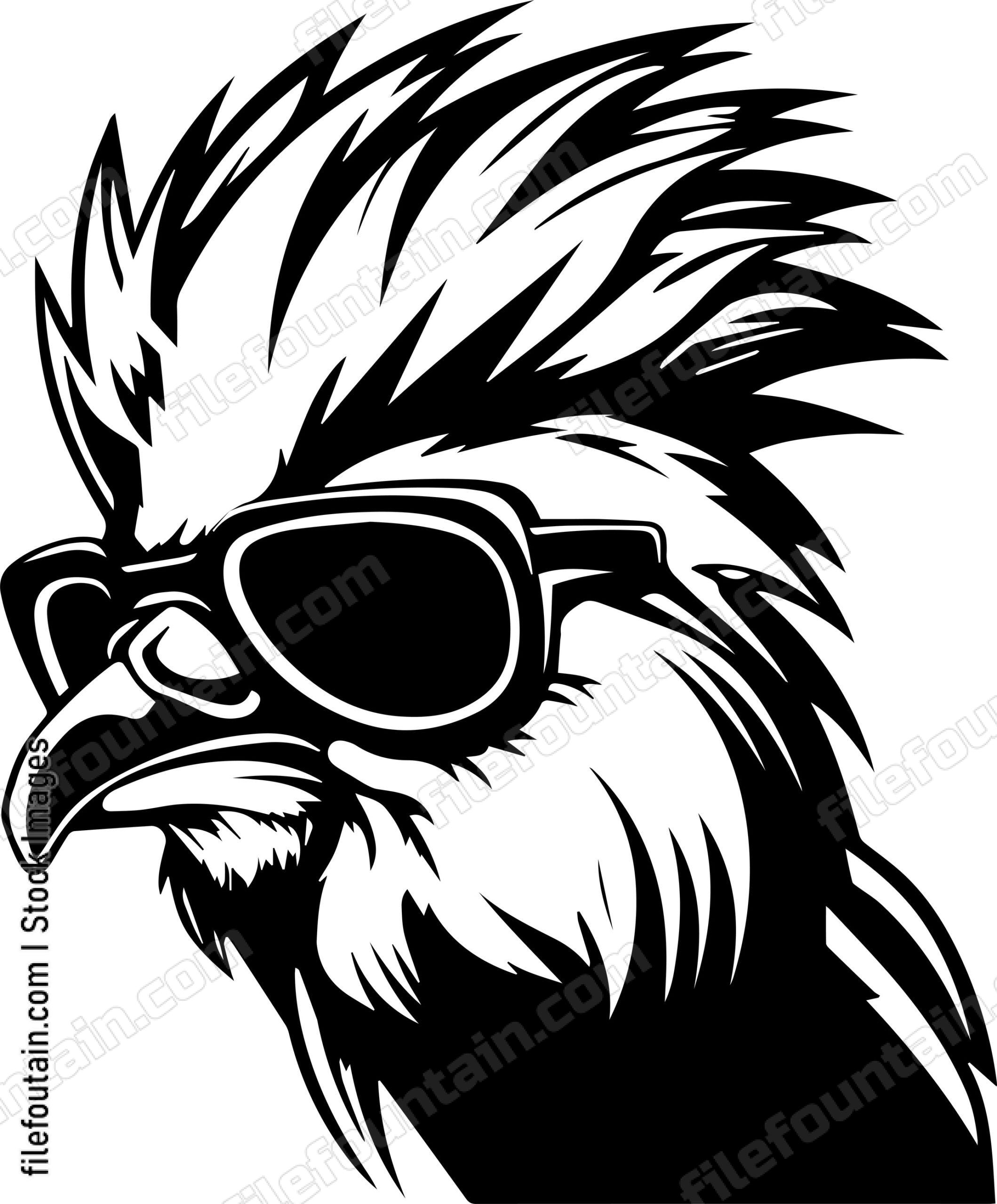 Rooster In Sunglasses