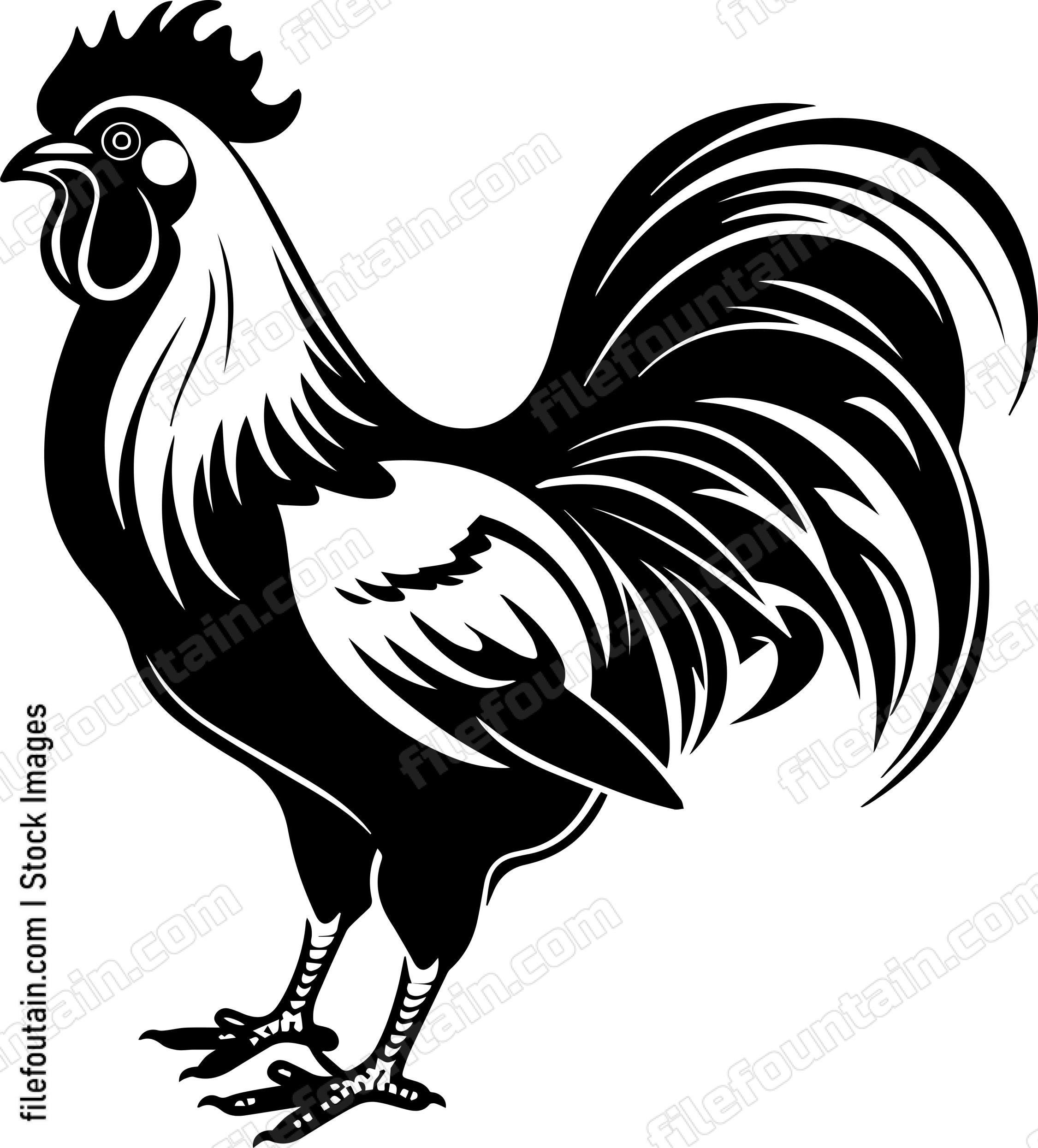 Rooster Mascot