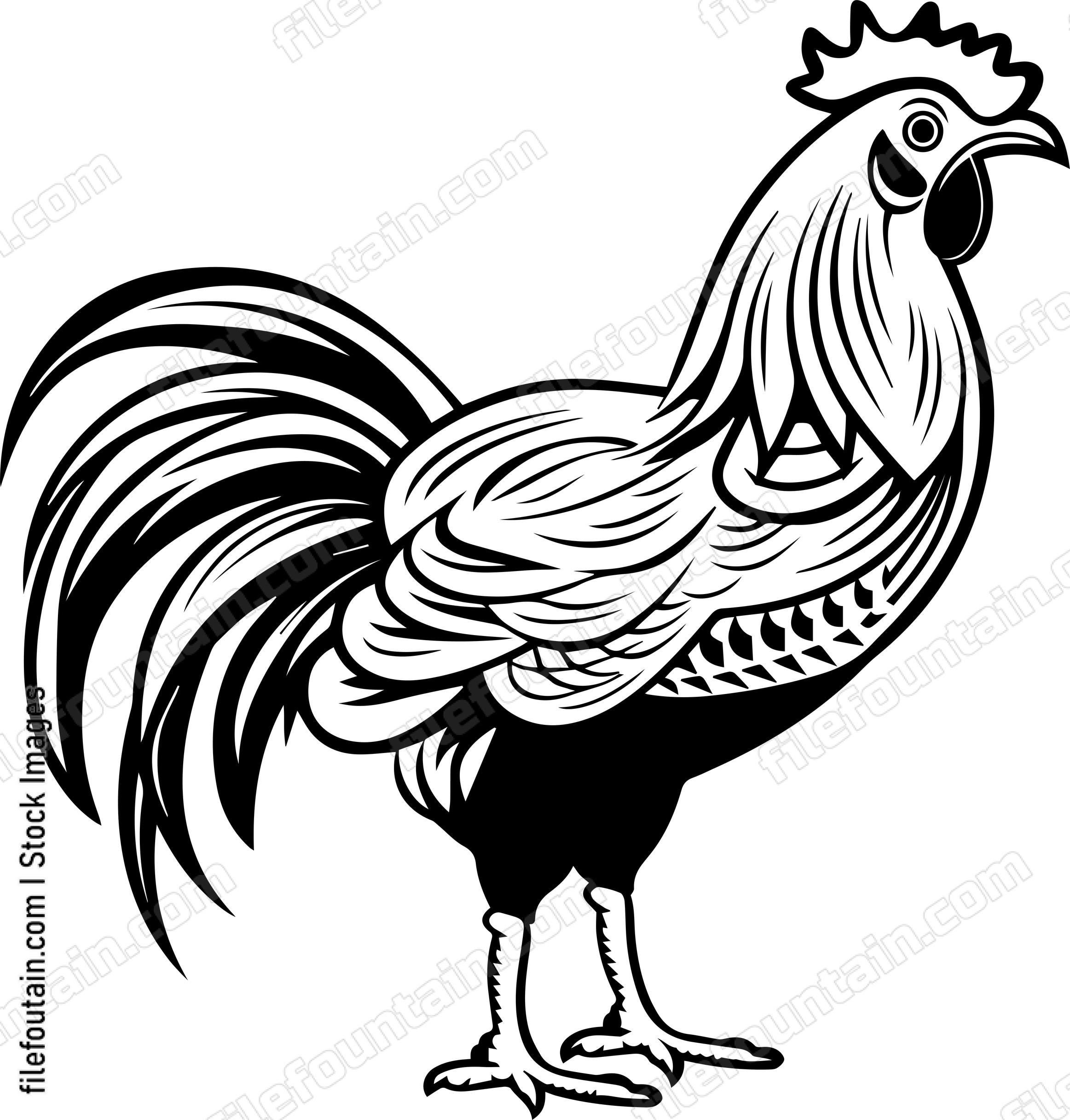 Rooster Mascot