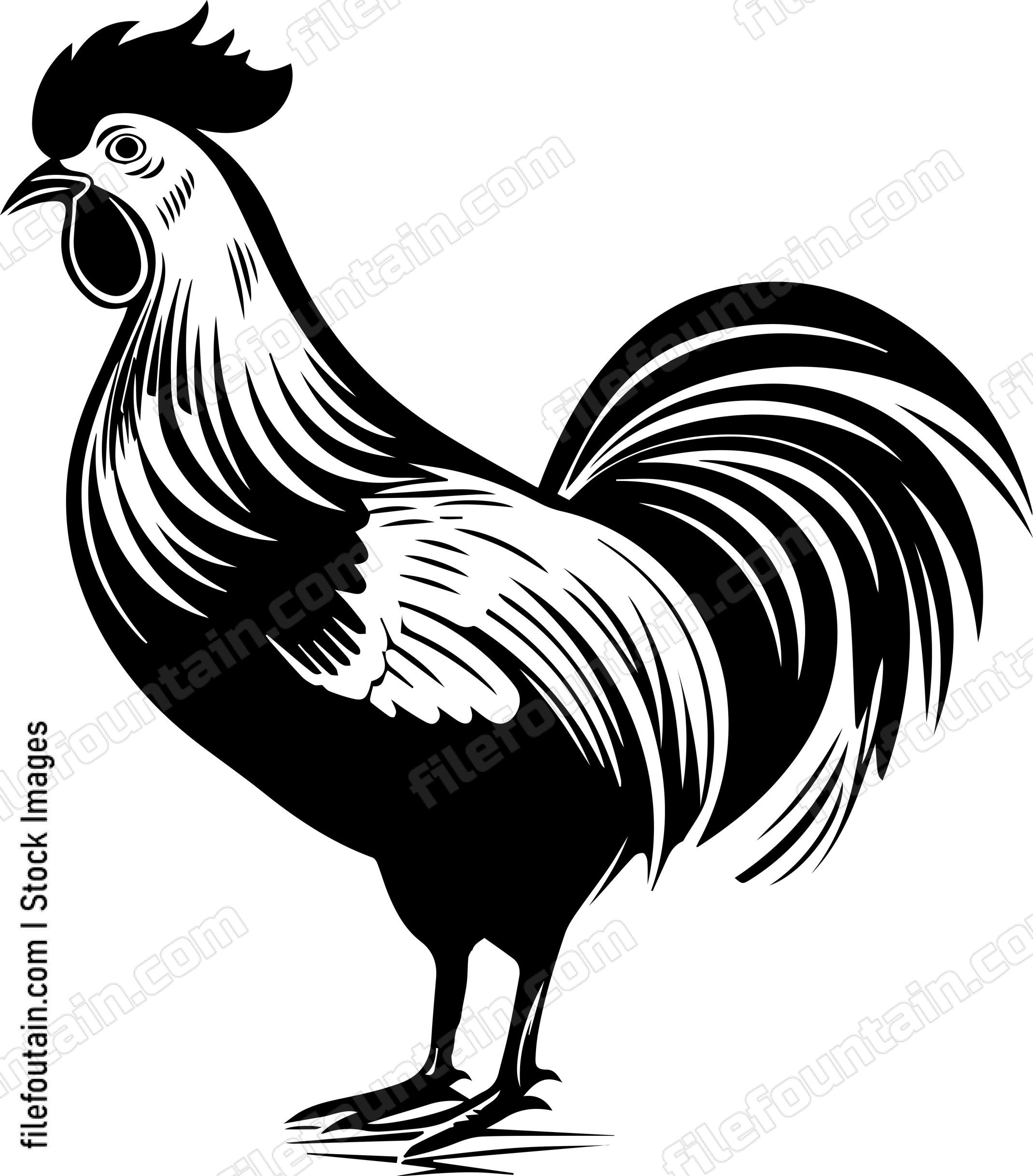 Rooster Mascot