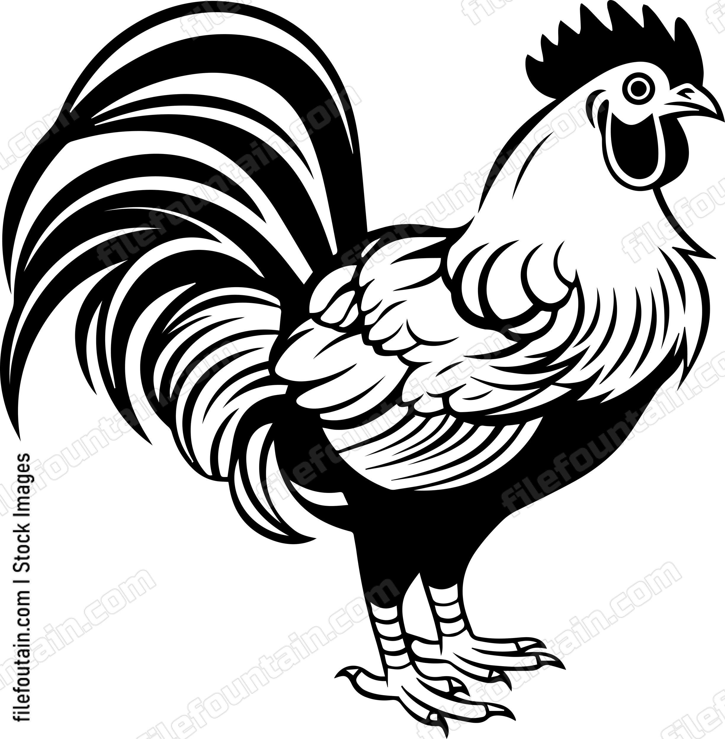 Rooster Mascot