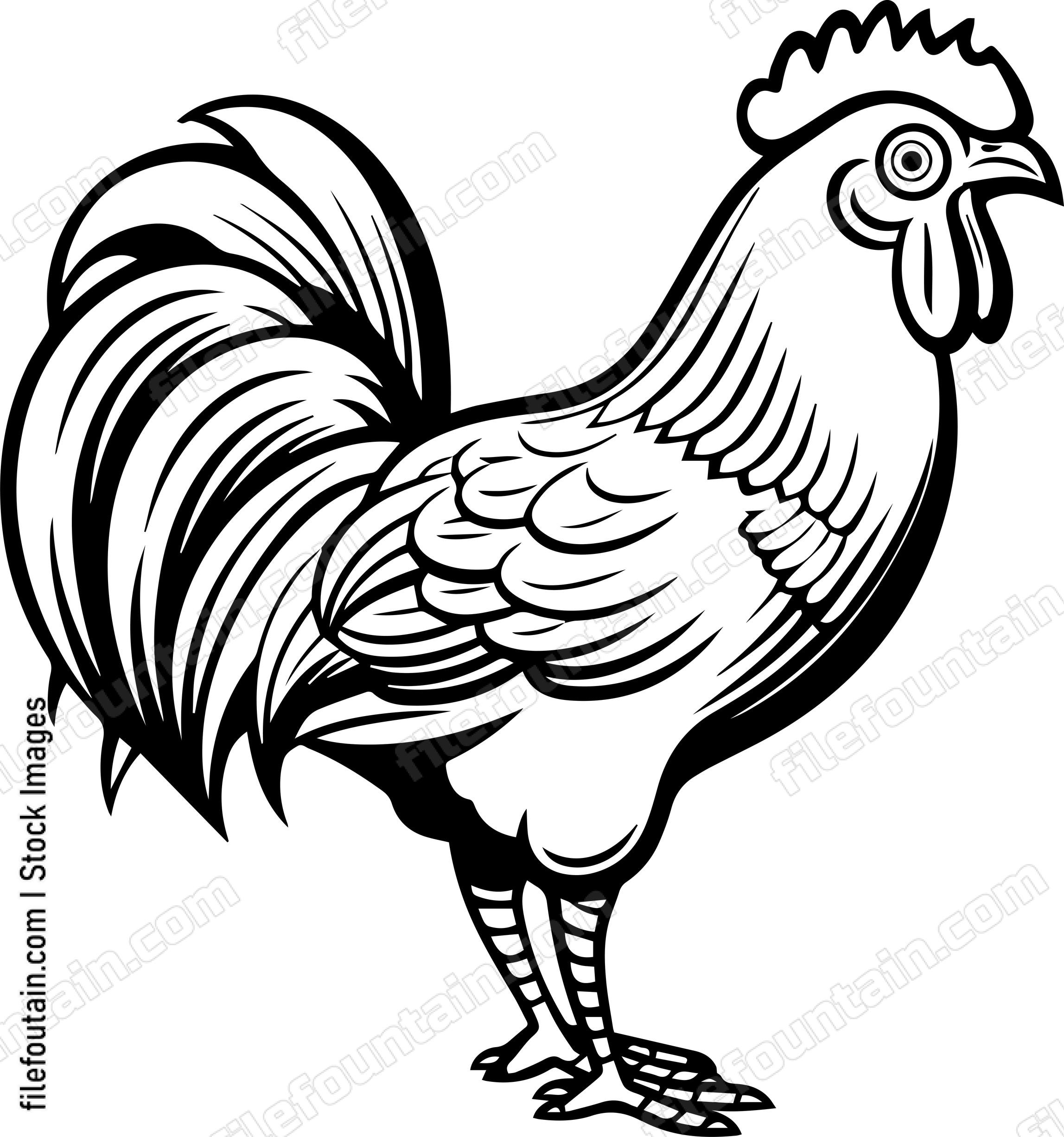 Rooster Mascot