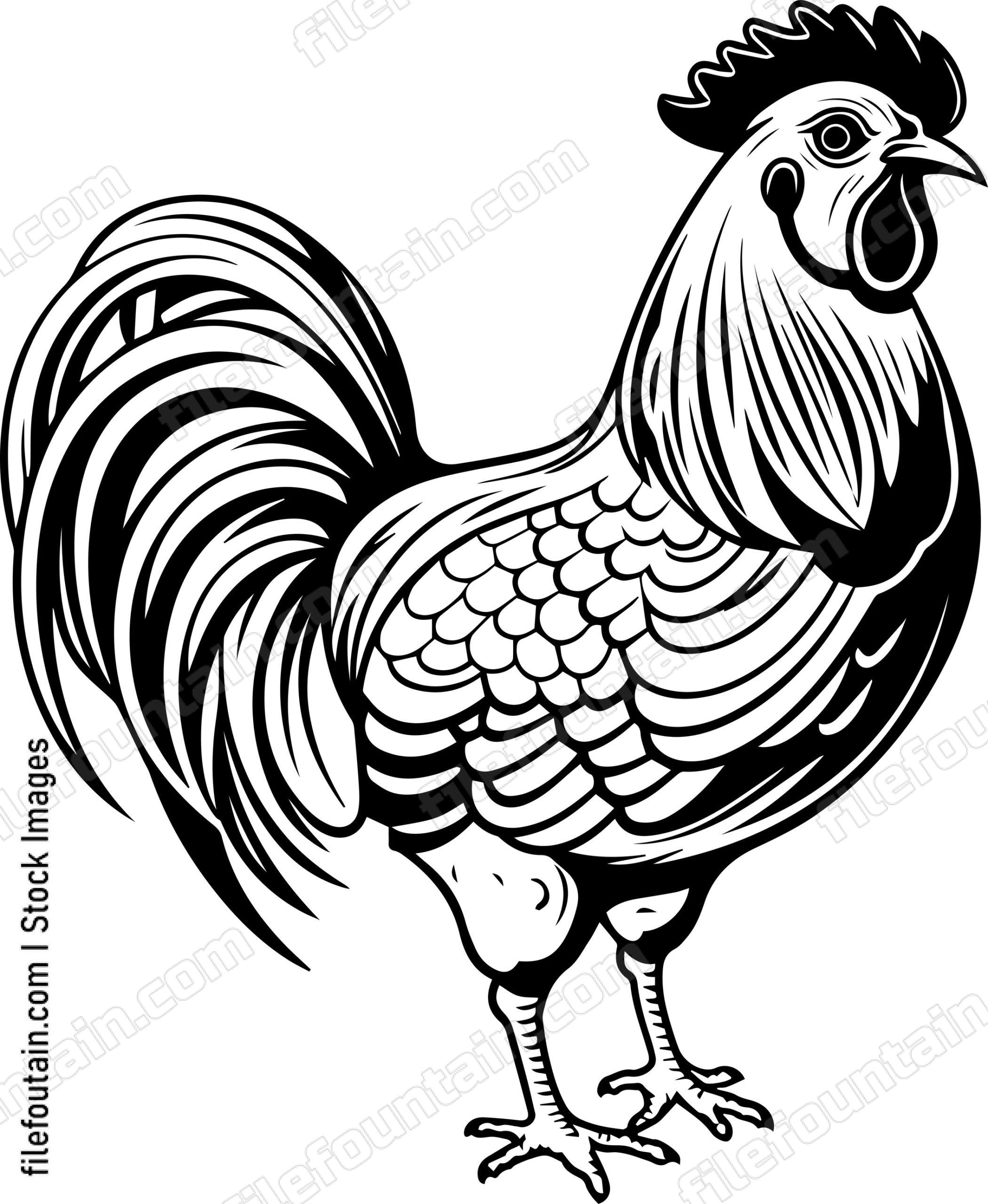 Rooster Mascot