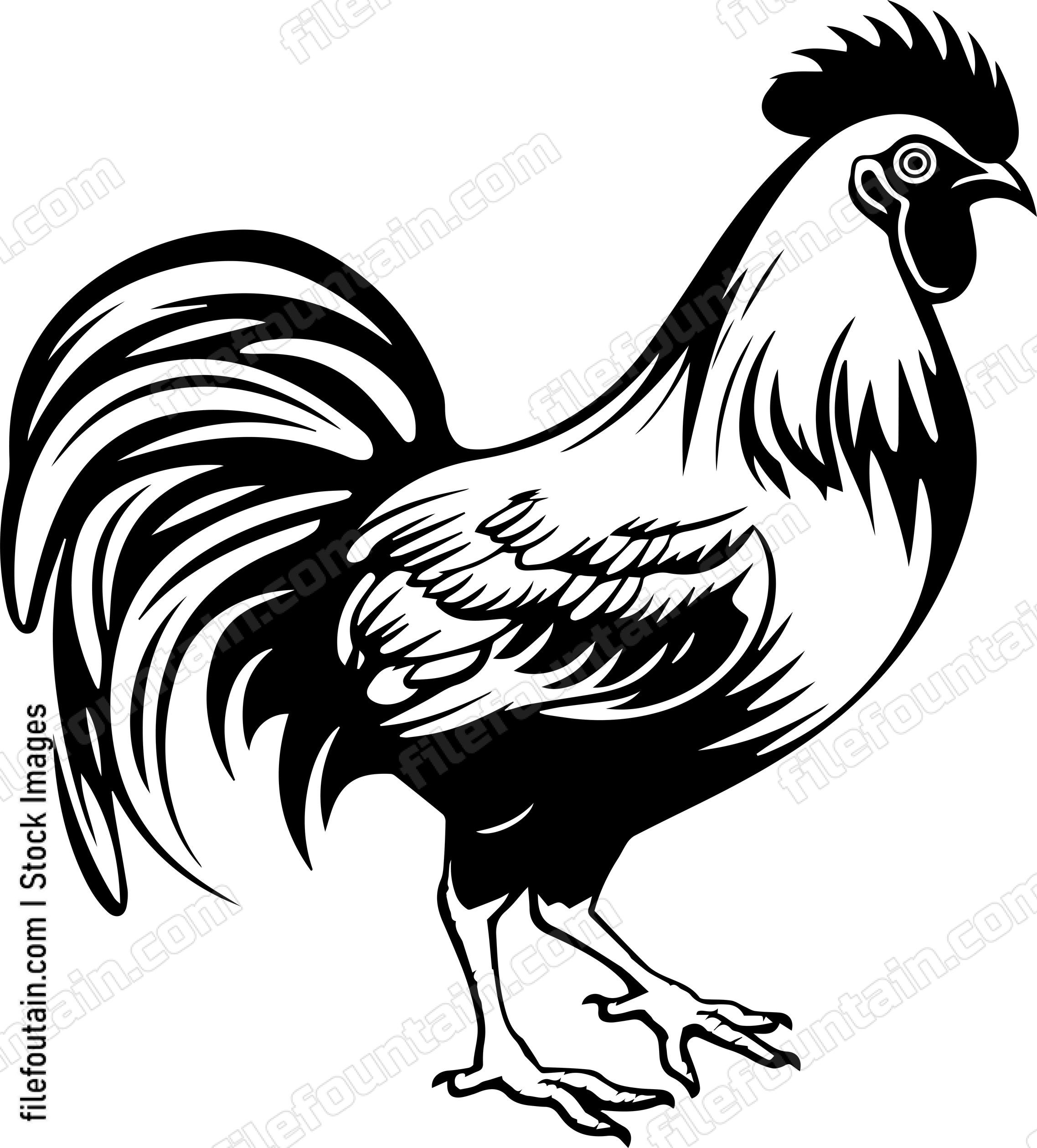 Rooster Mascot