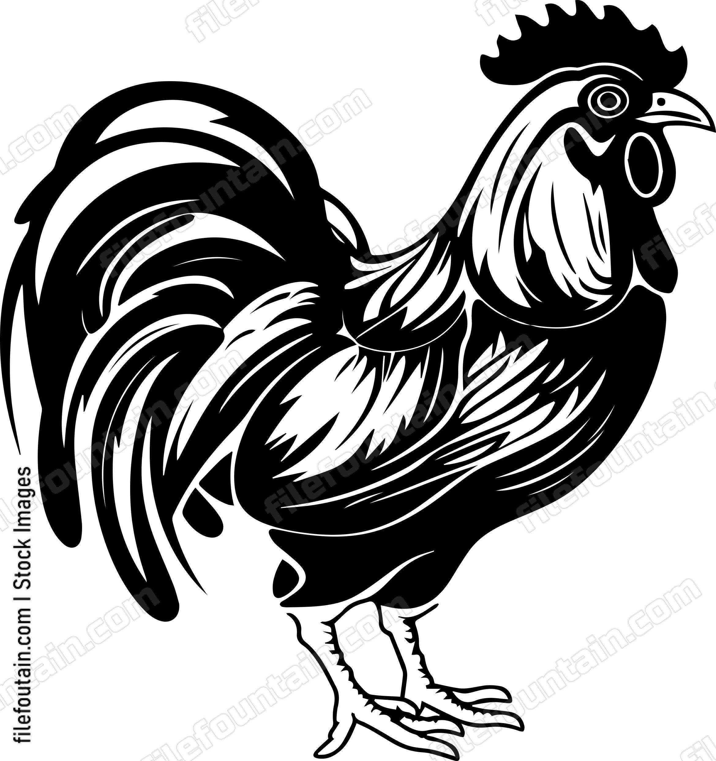Rooster Mascot