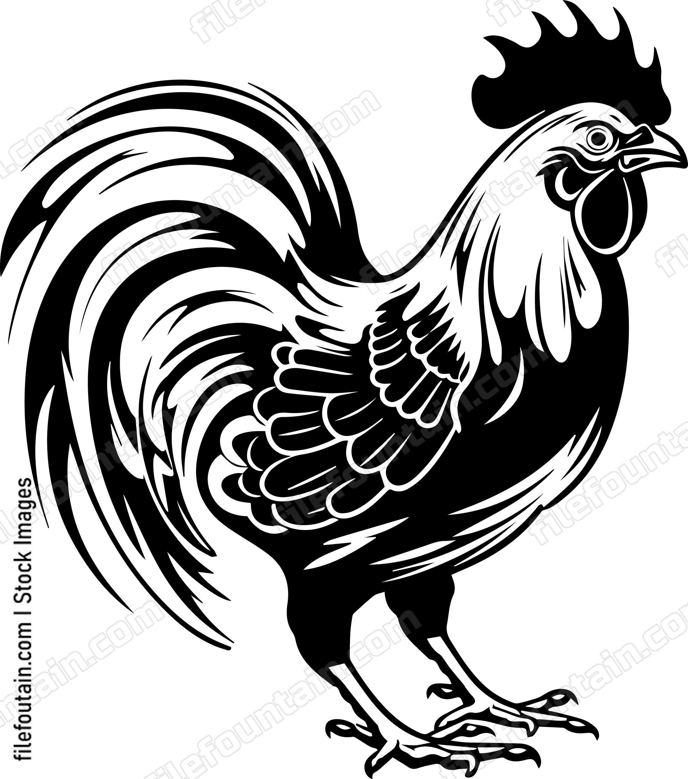 Rooster Mascot