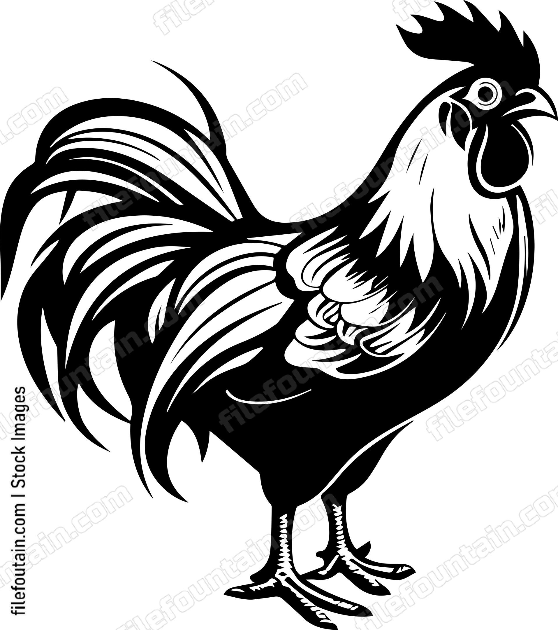 Rooster Mascot
