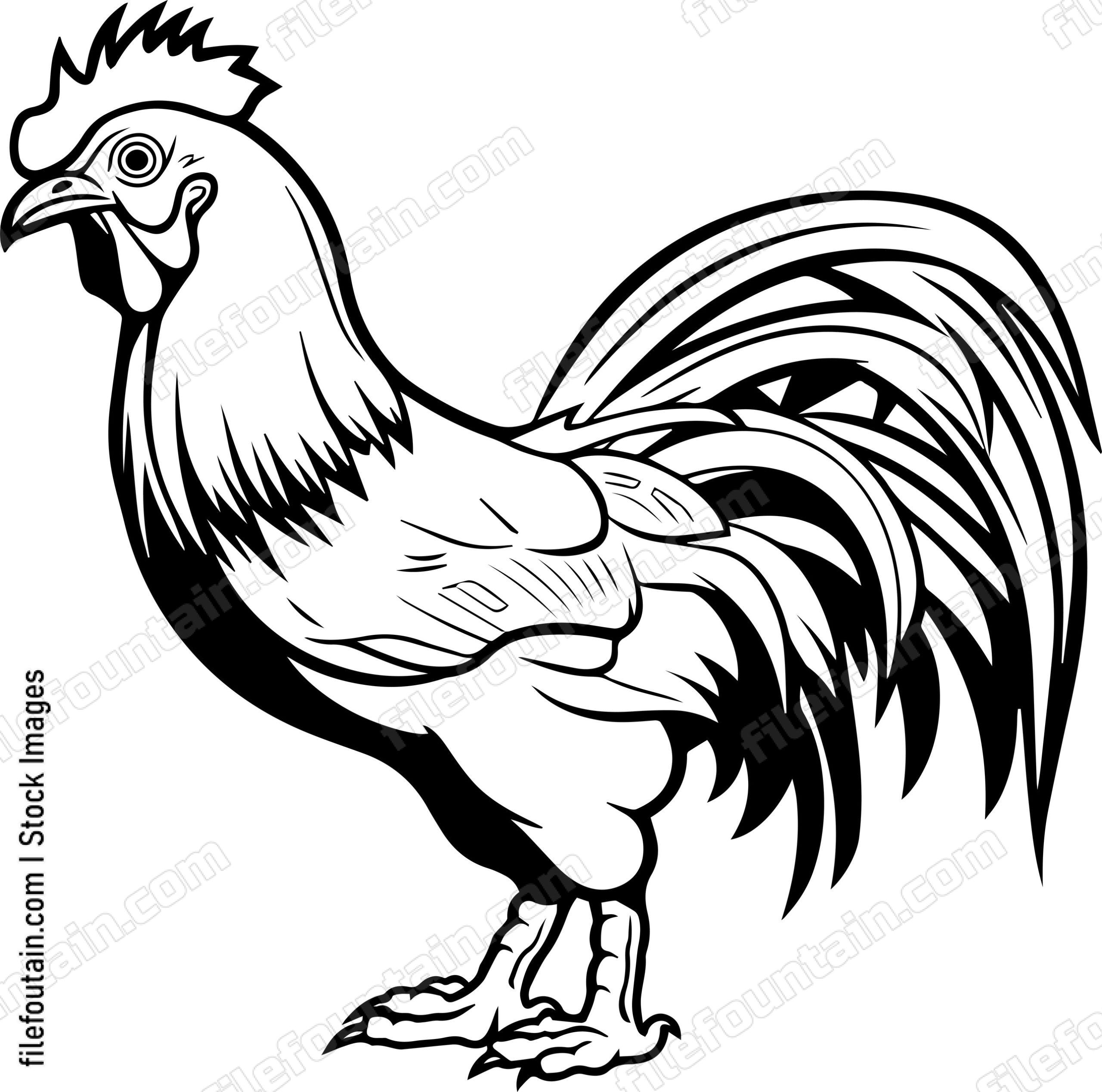 Rooster Mascot