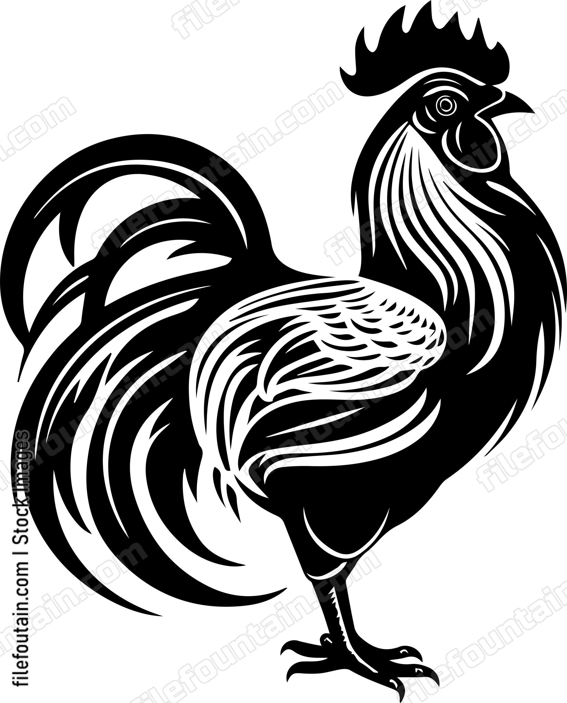 Rooster Mascot