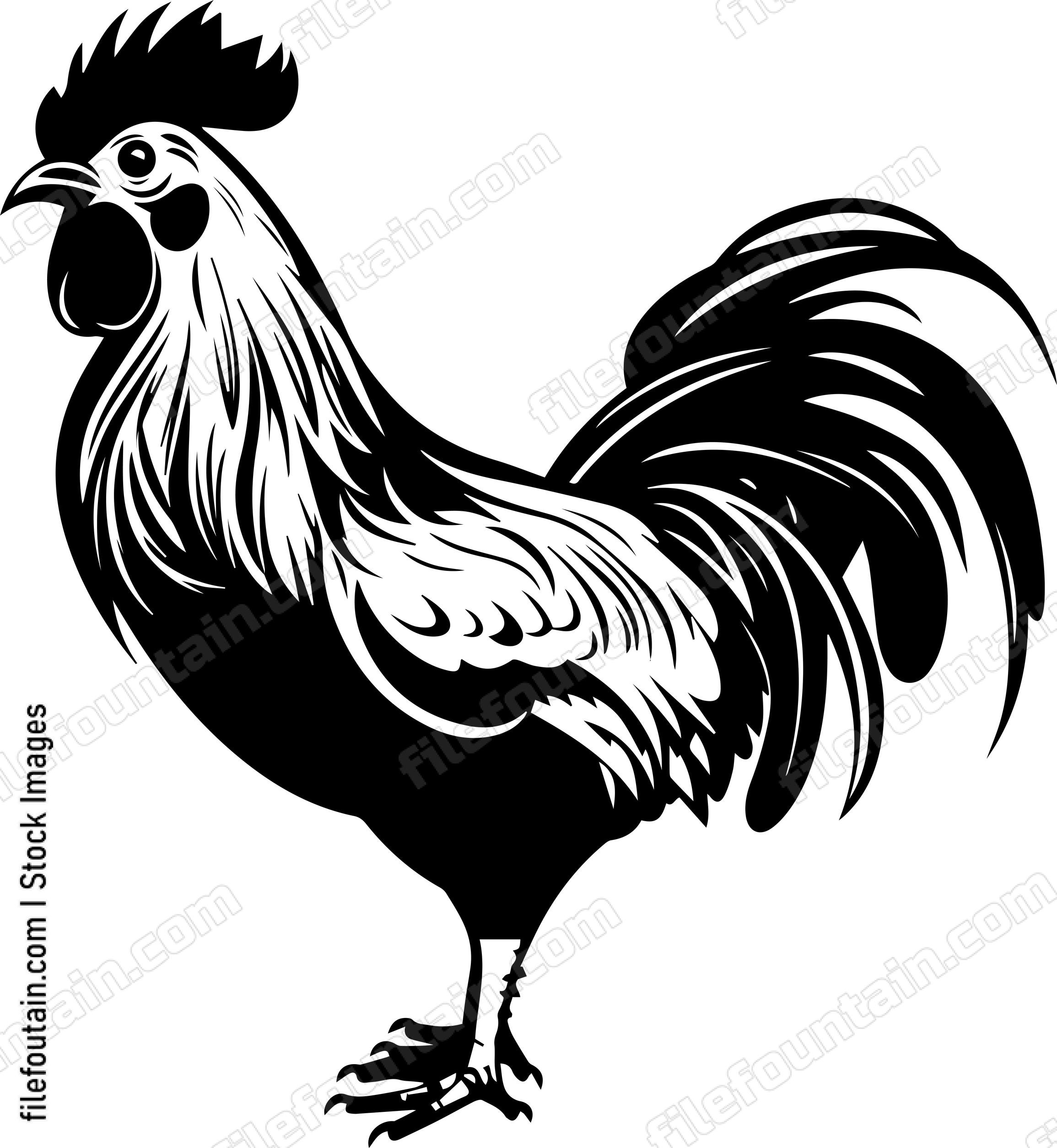 Rooster Mascot