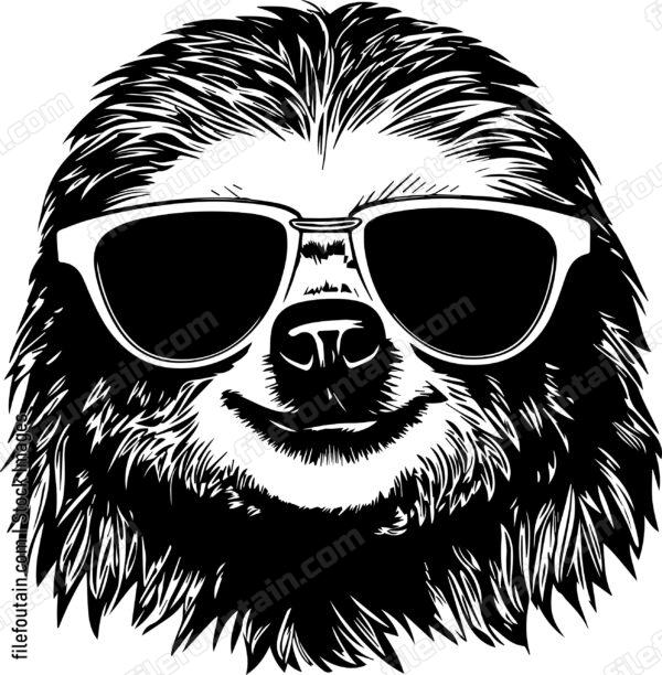 Sloth In Sunglasses