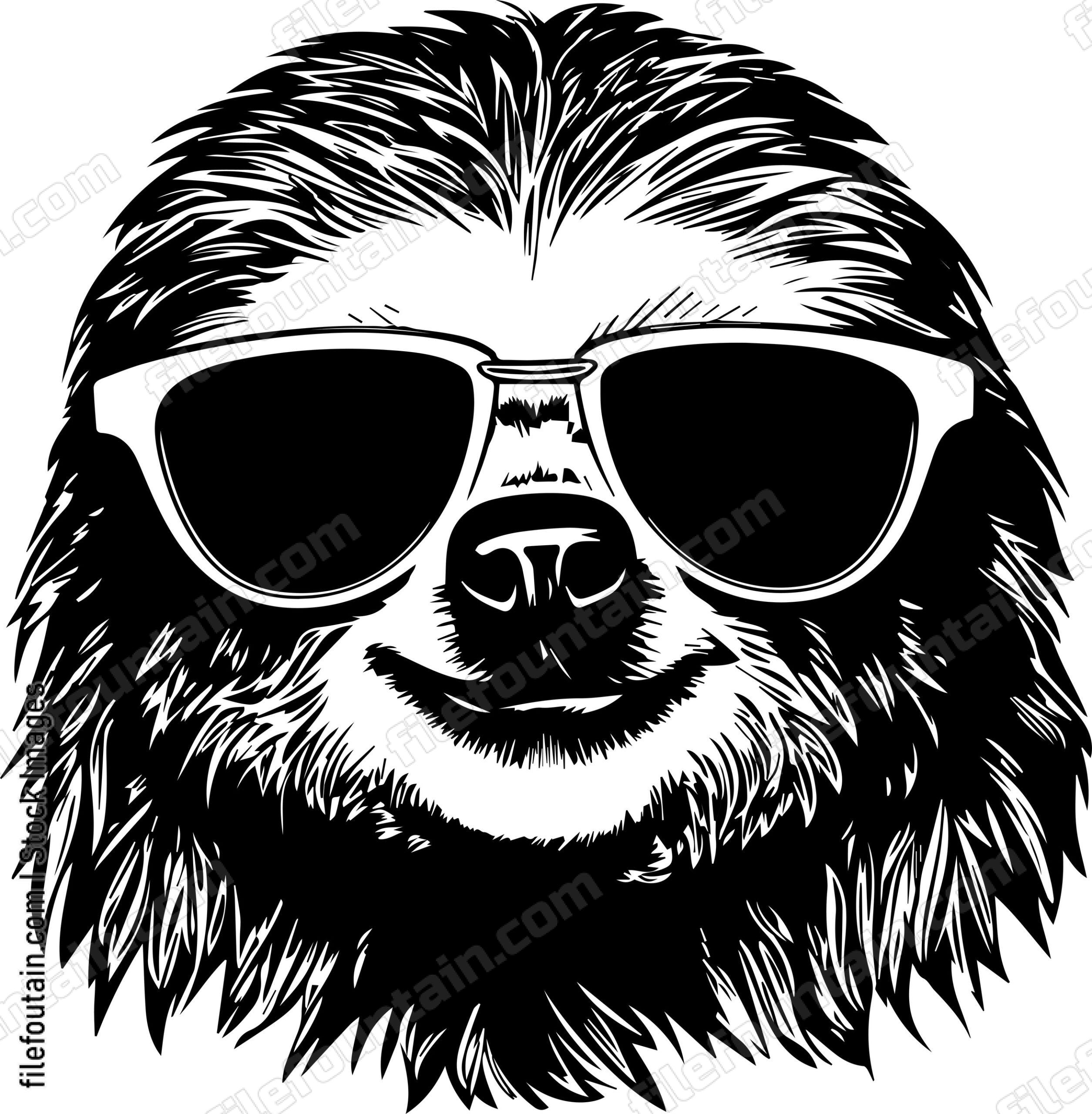 Sloth In Sunglasses