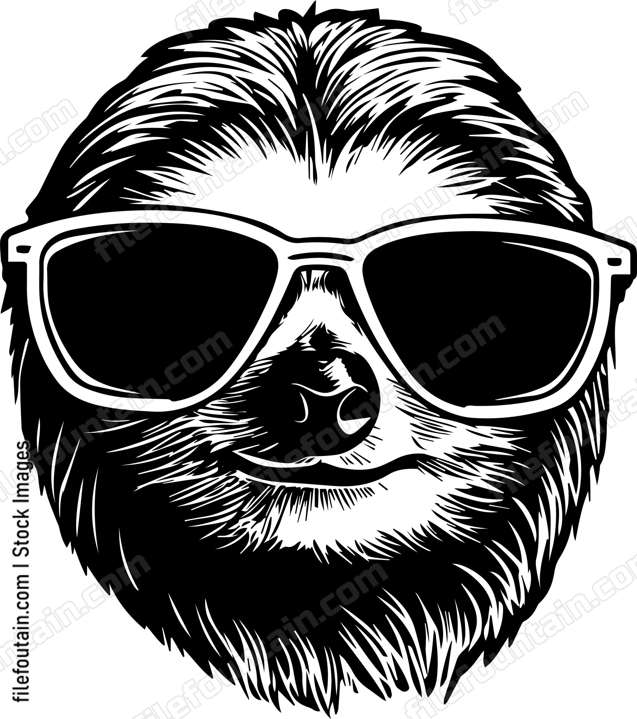 Sloth In Sunglasses