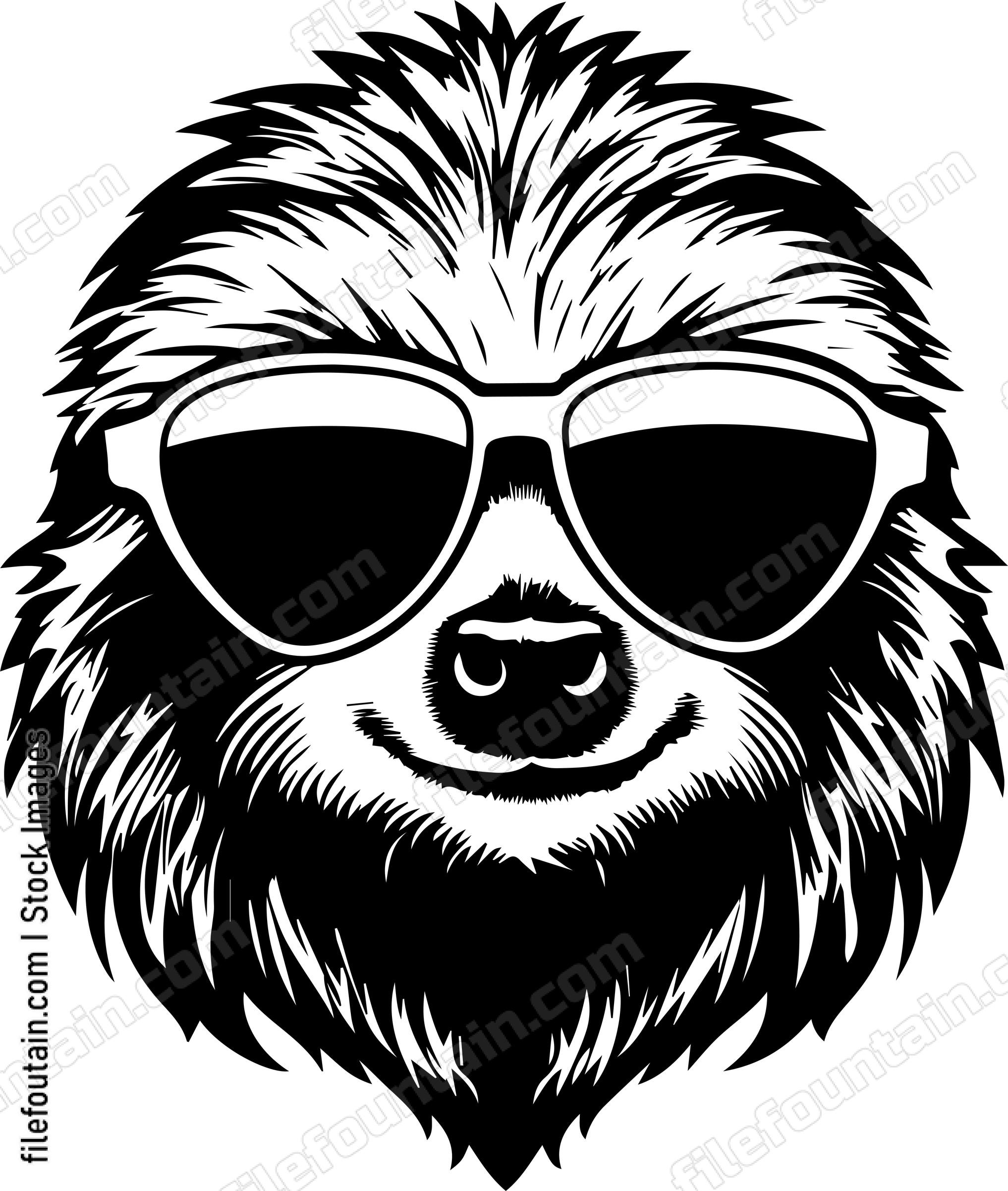 Sloth In Sunglasses