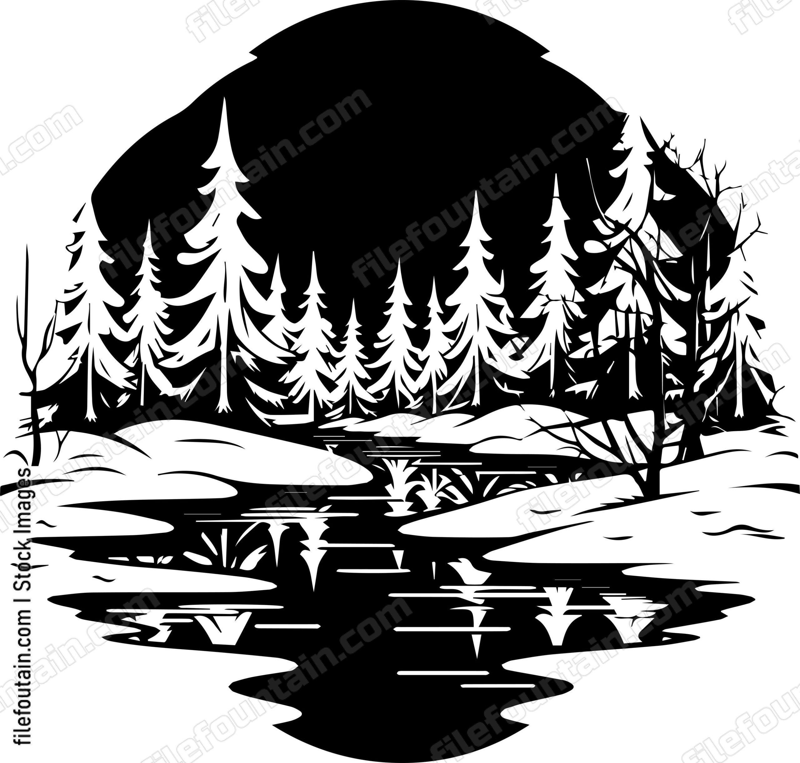 Snow Covered Forest
