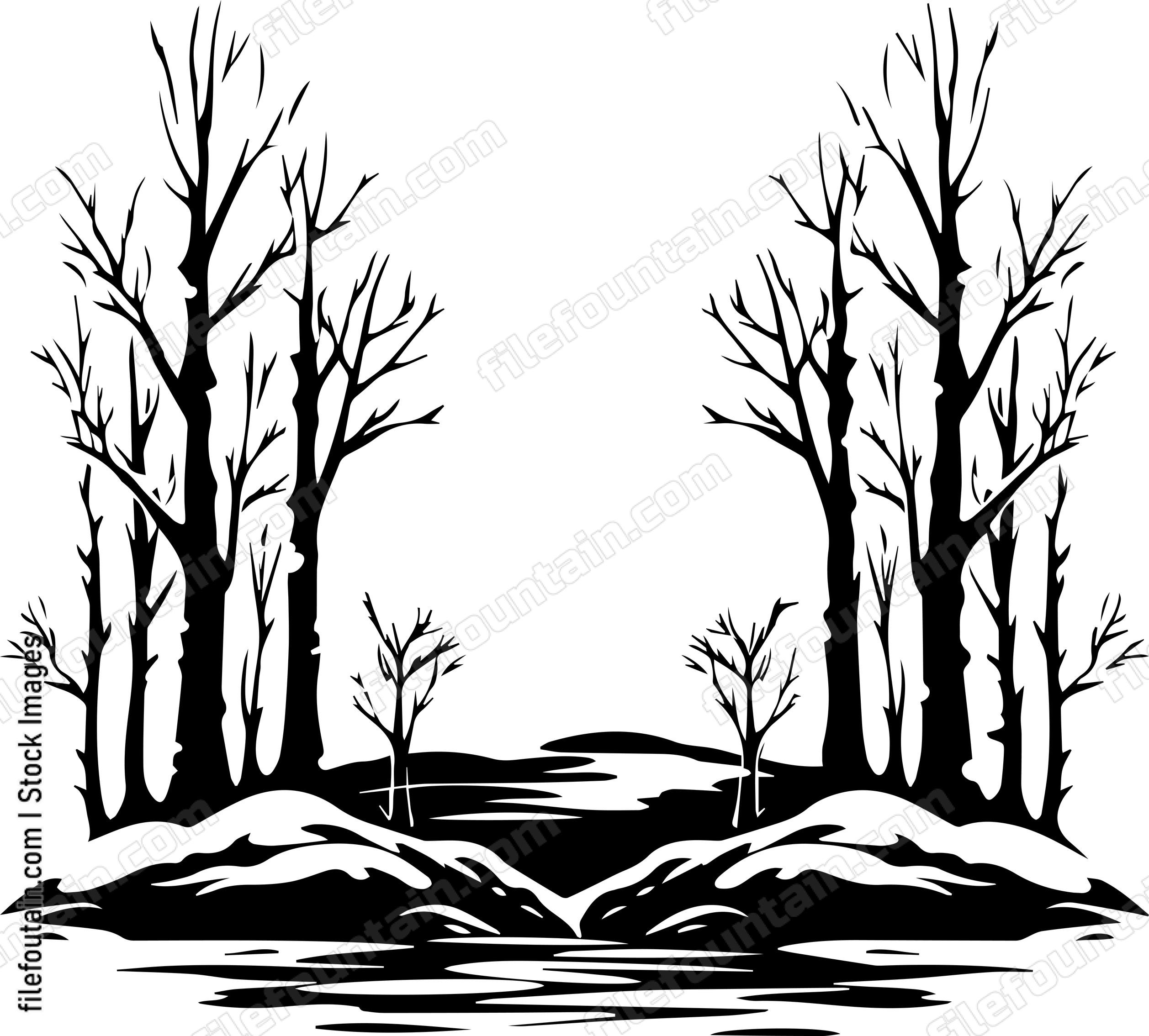 Snow Covered Forest