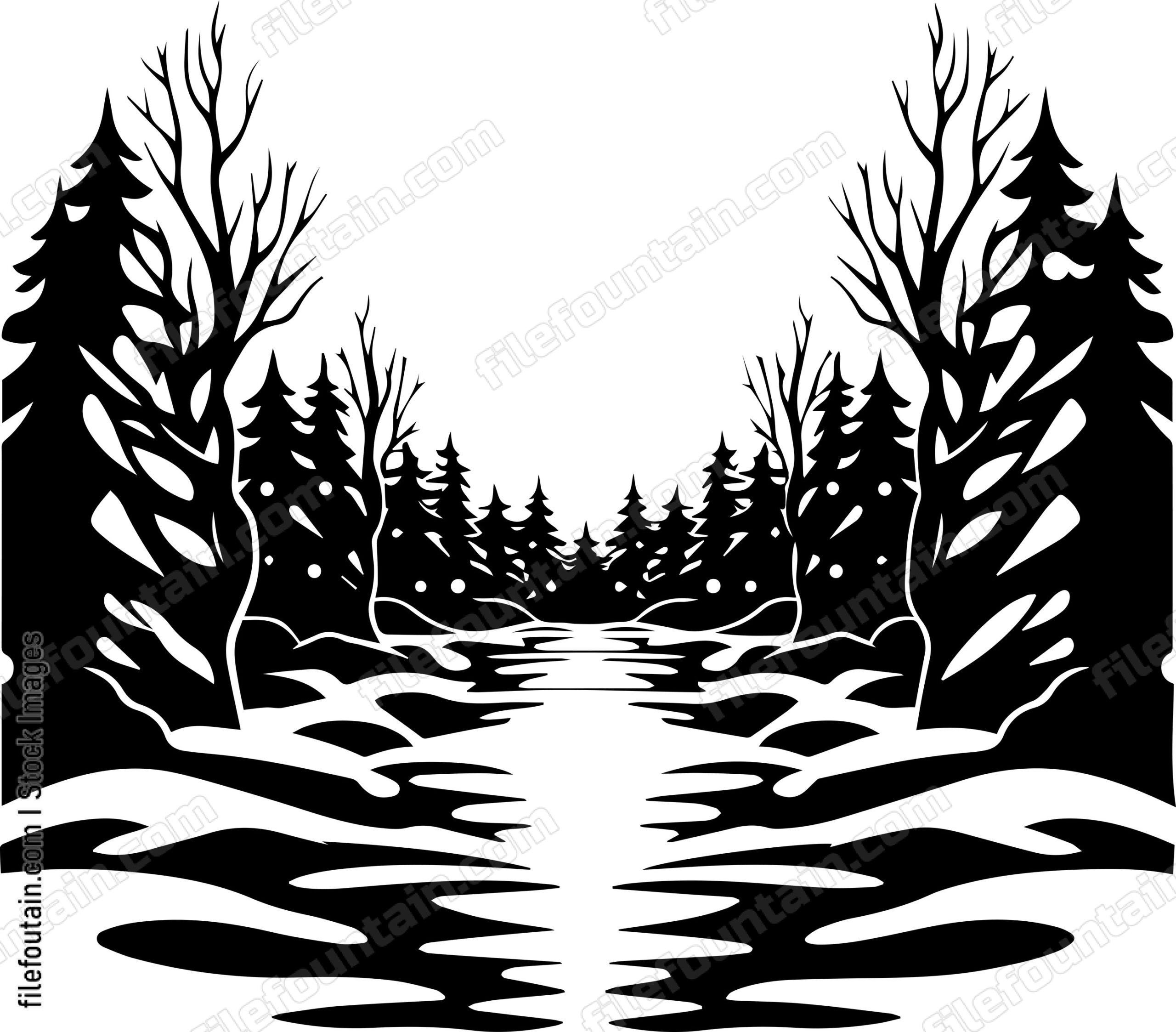 Snow Covered Forest