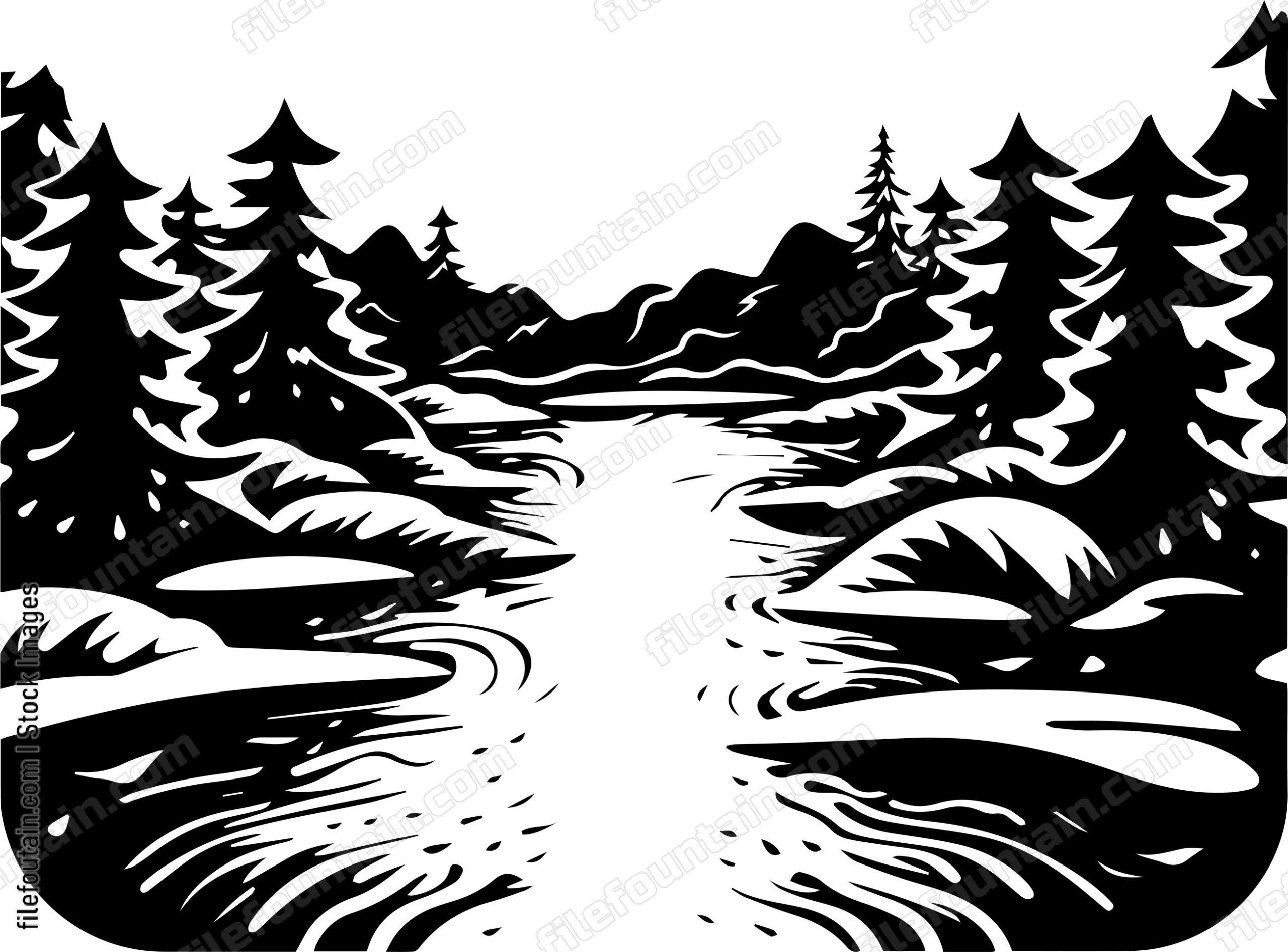 Snow Covered Forest