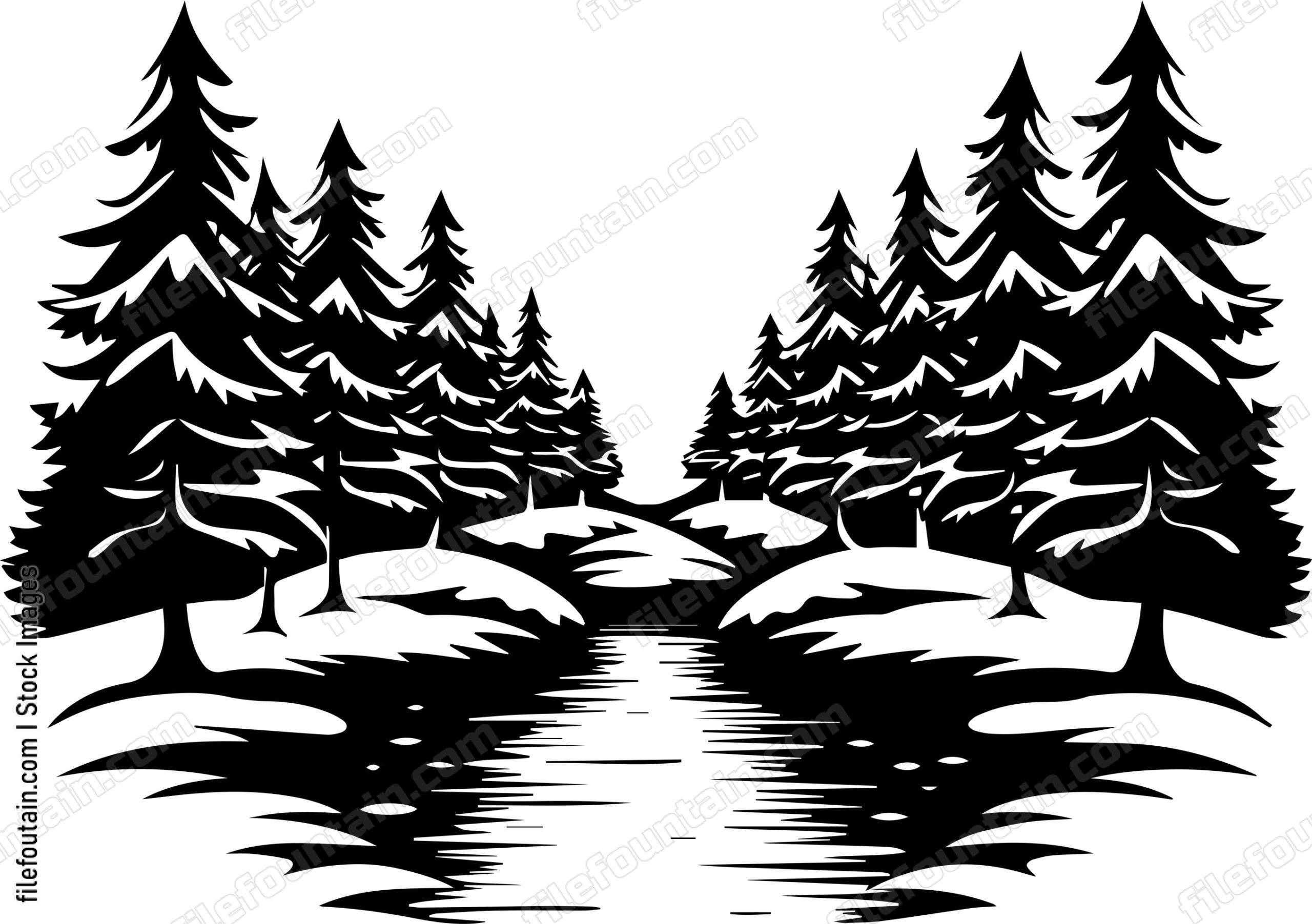 Snow Covered Forest