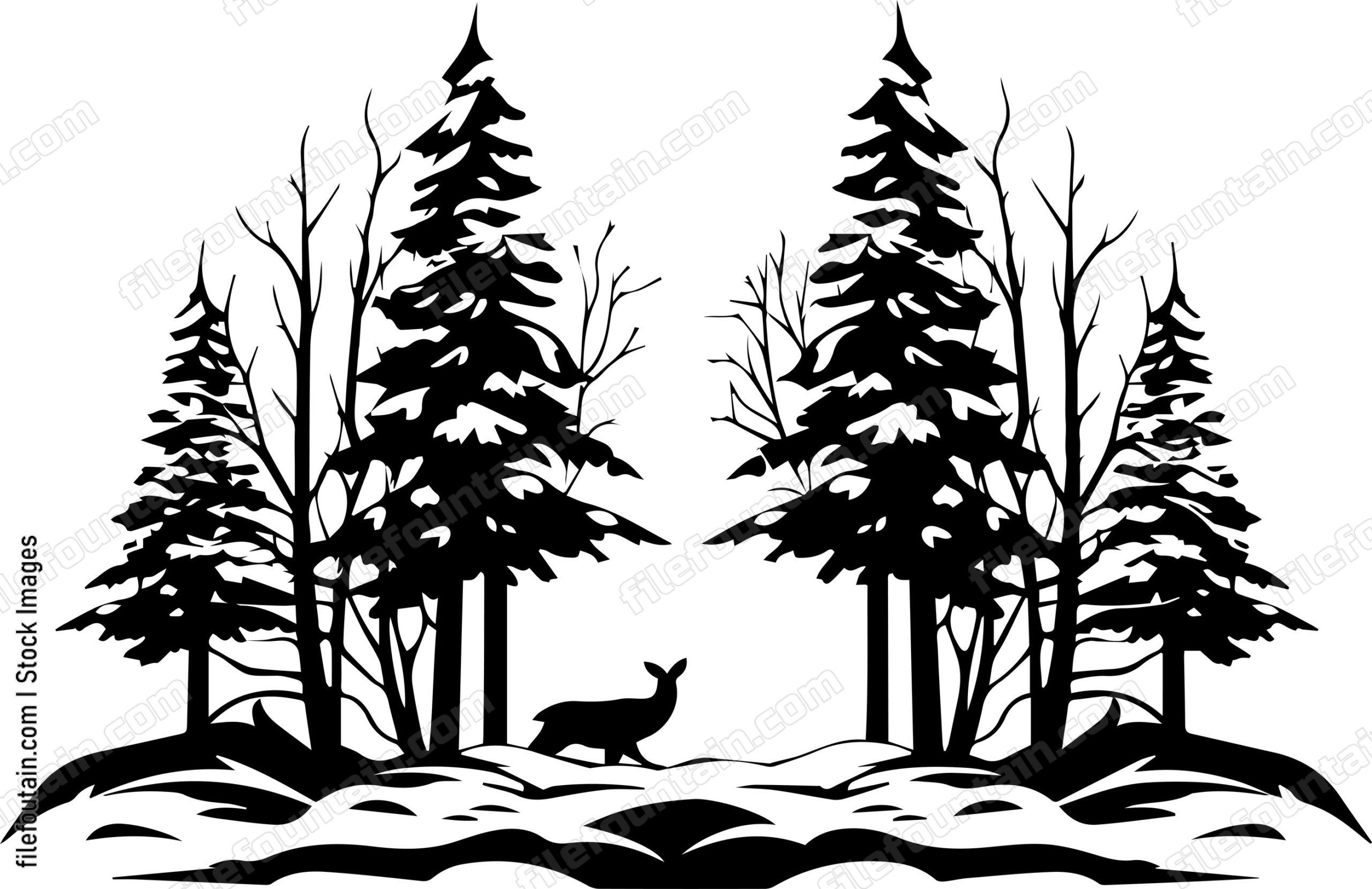 Snow Covered Forest