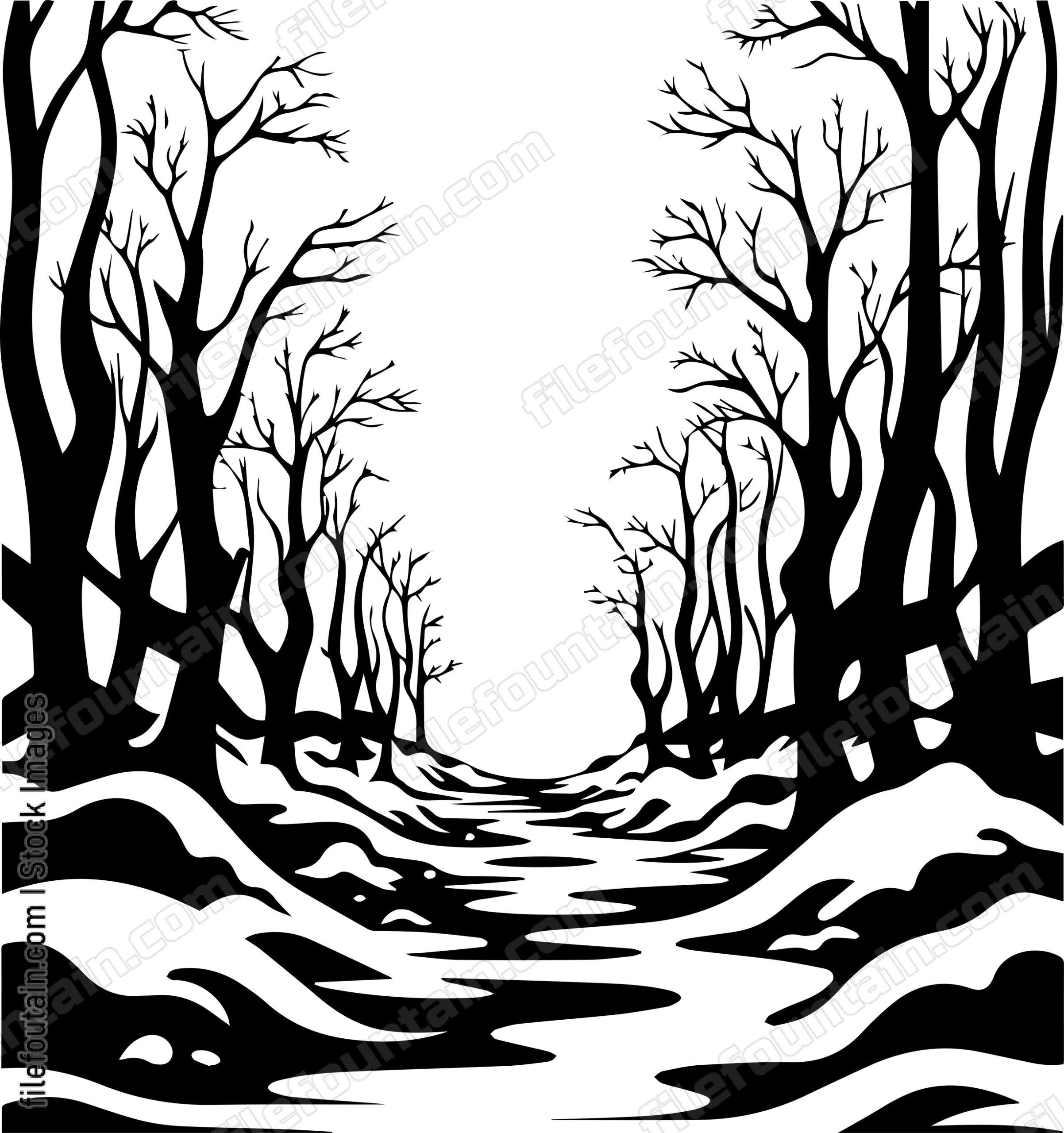 Snow Covered Forest
