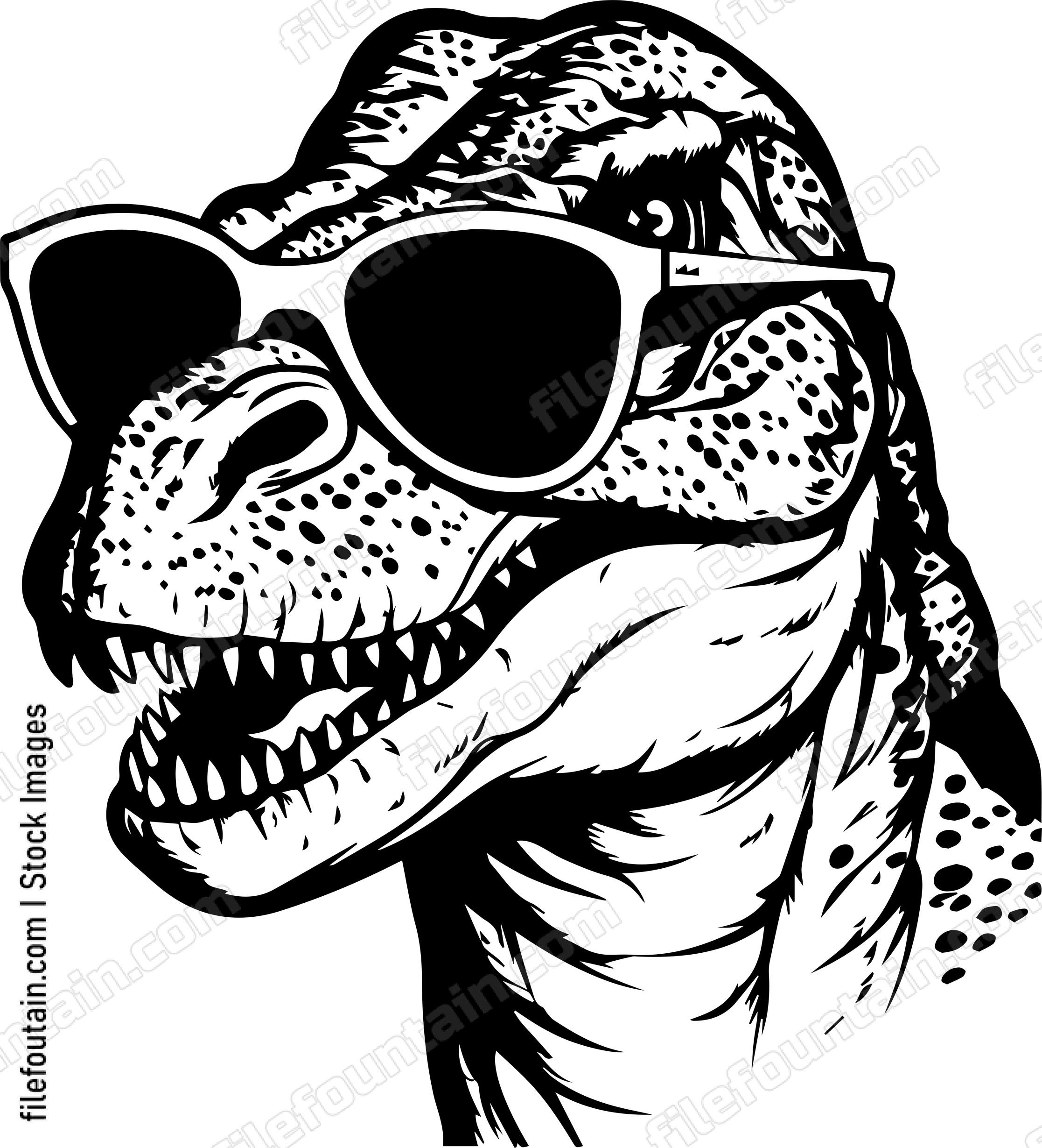 TRex In Sunglasses