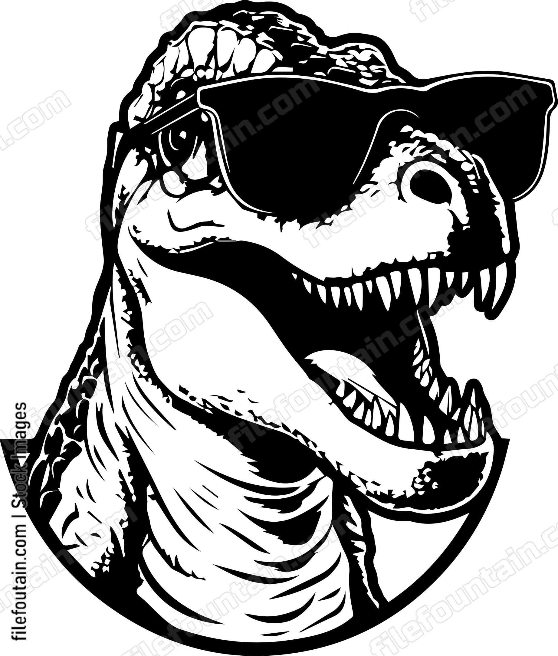 TRex In Sunglasses