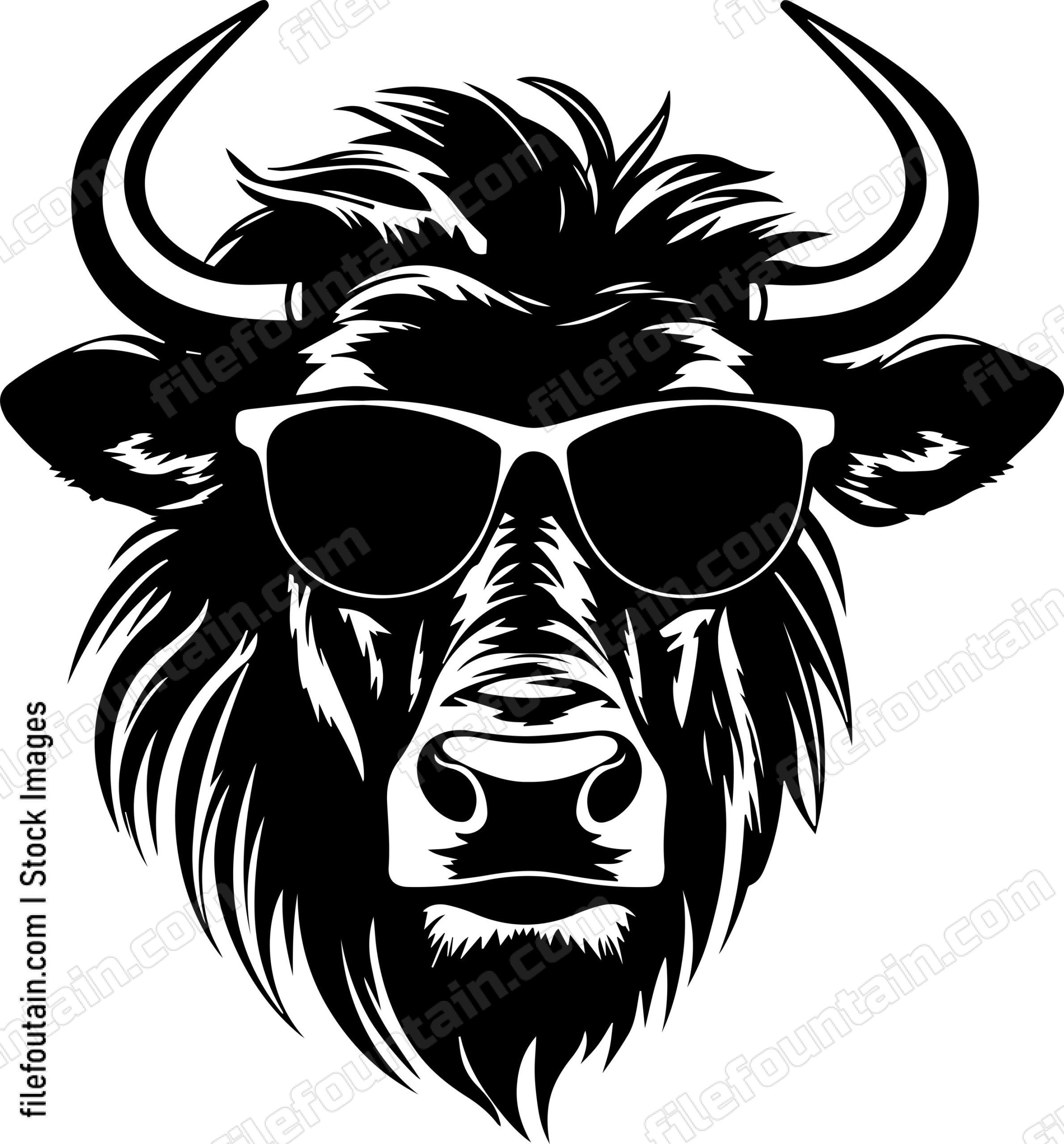 Wildebeest In Sunglasses