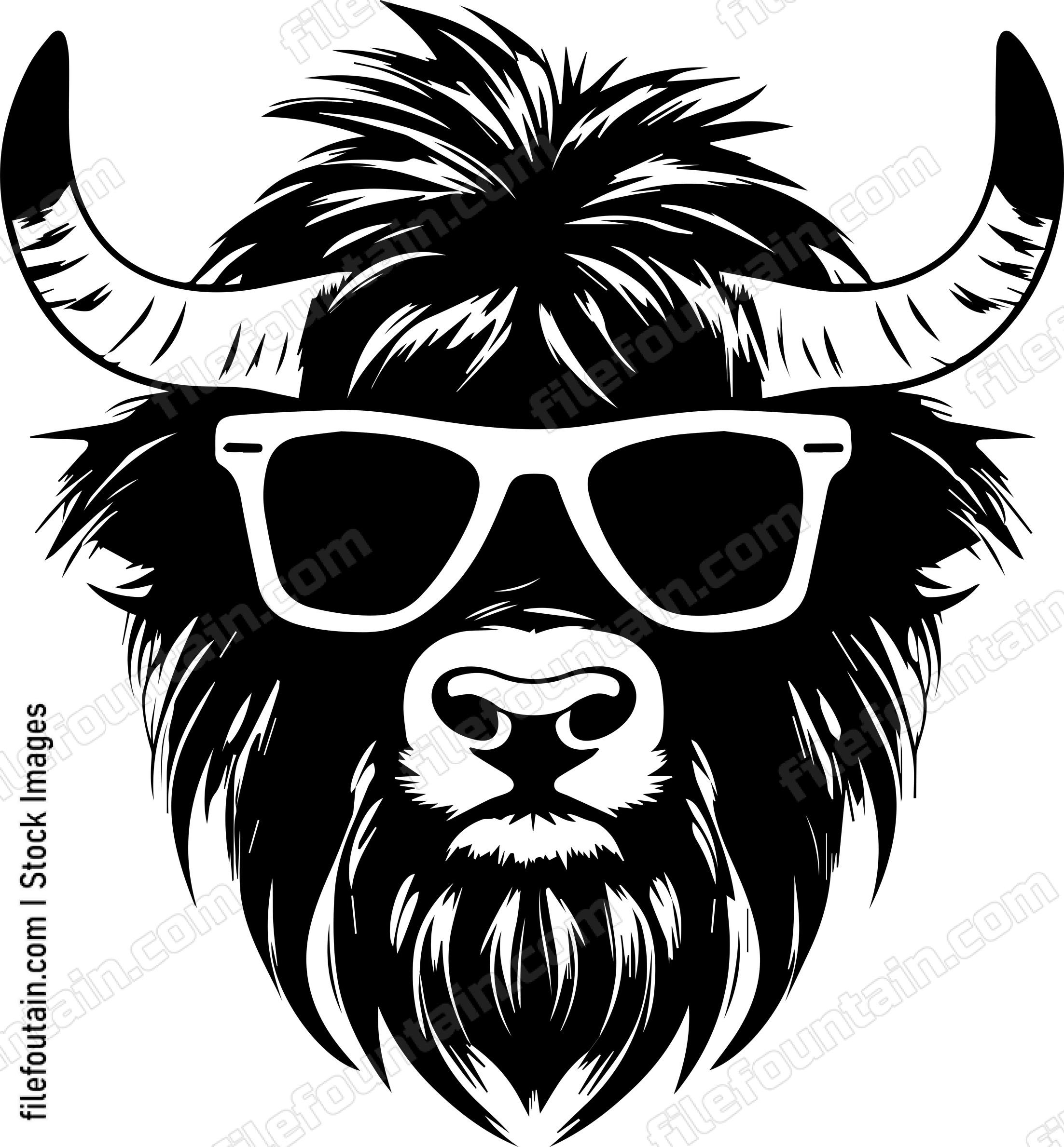 Yak In Sunglasses