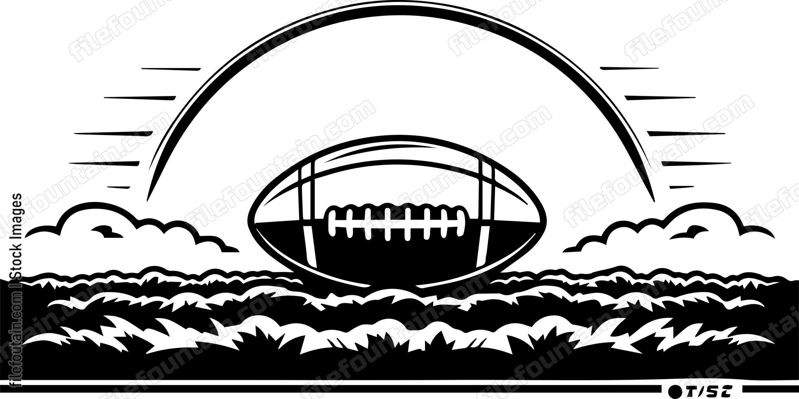 American Football on the Field