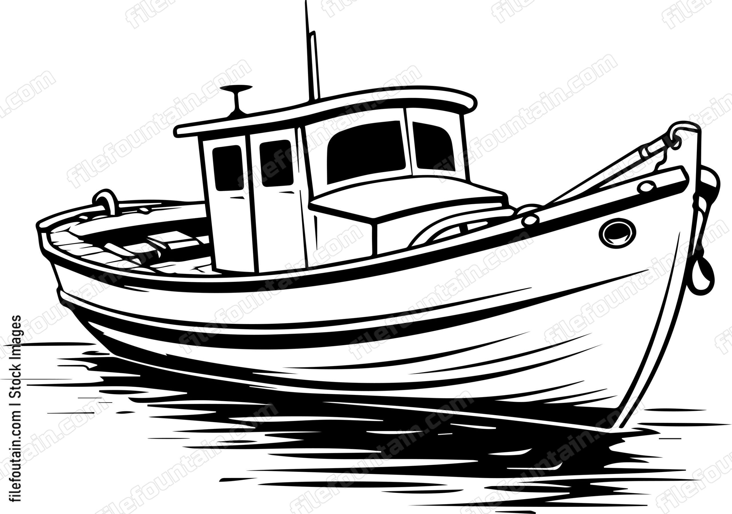 Anchored Boat