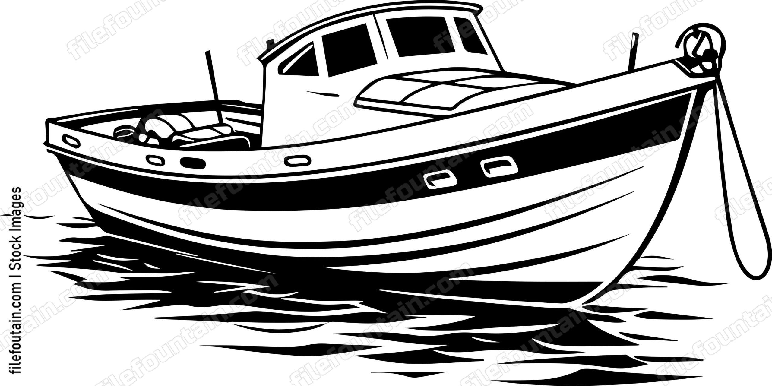 Anchored Boats