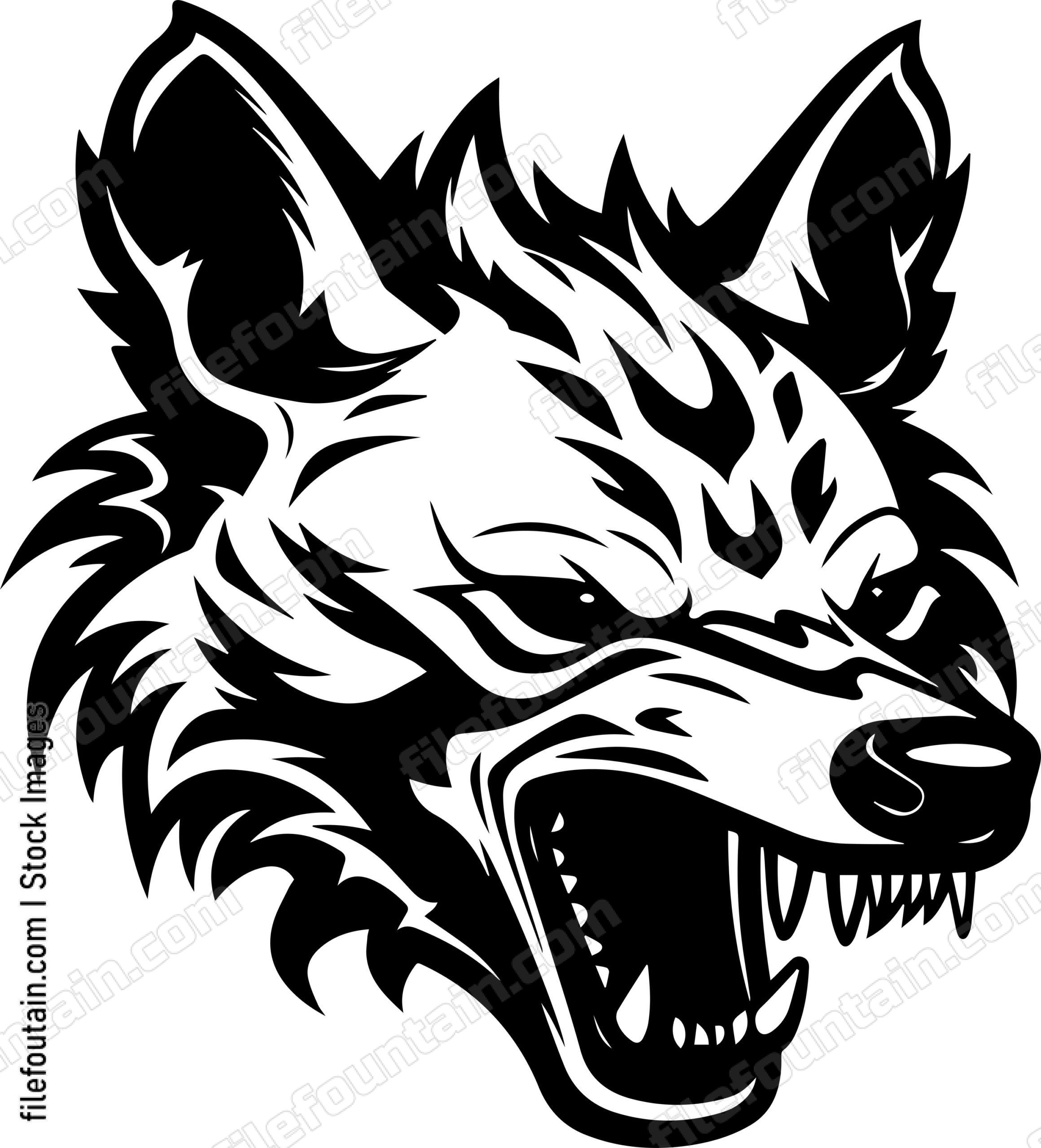 Angry Hyena