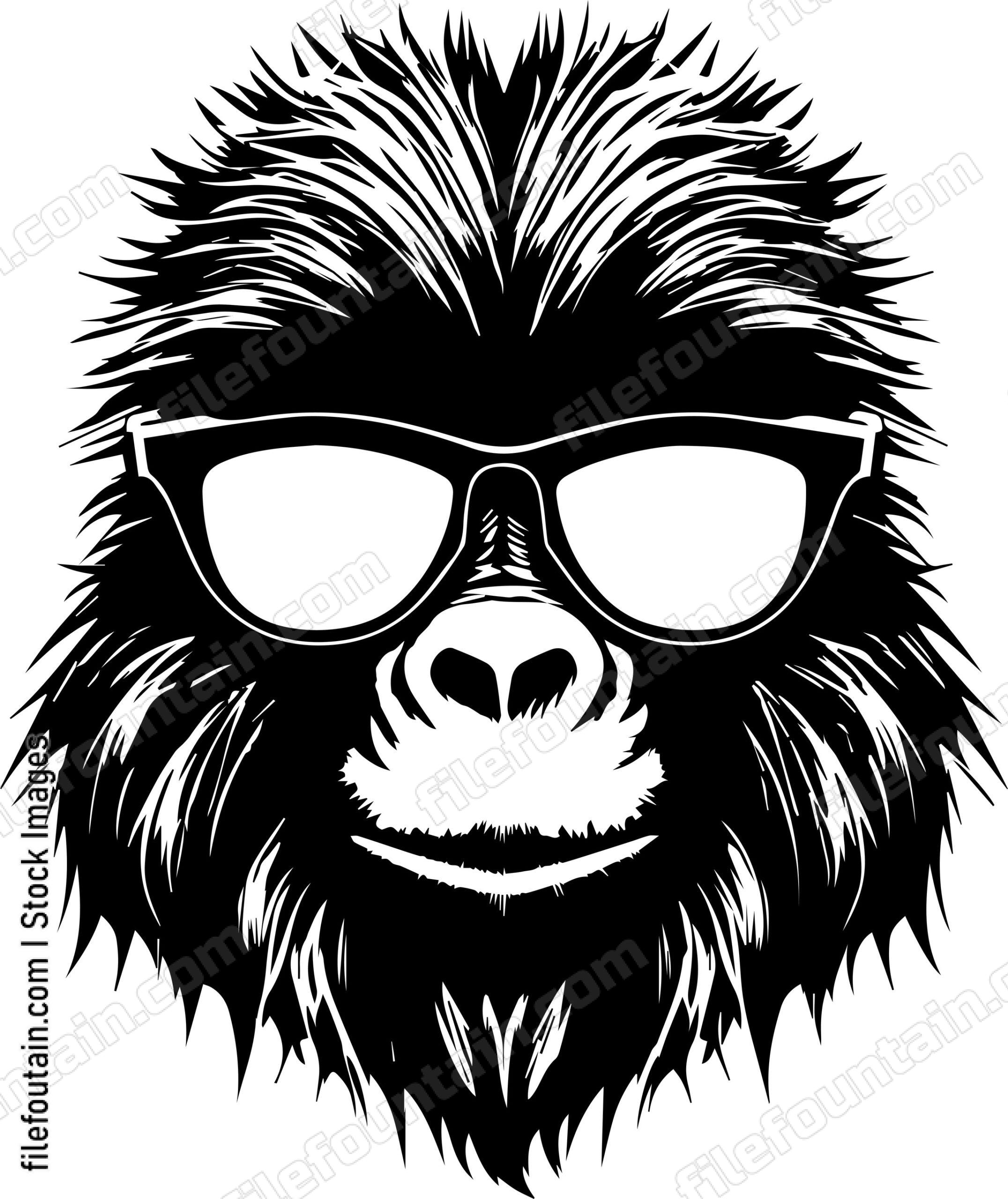 Ape In Sunglasses