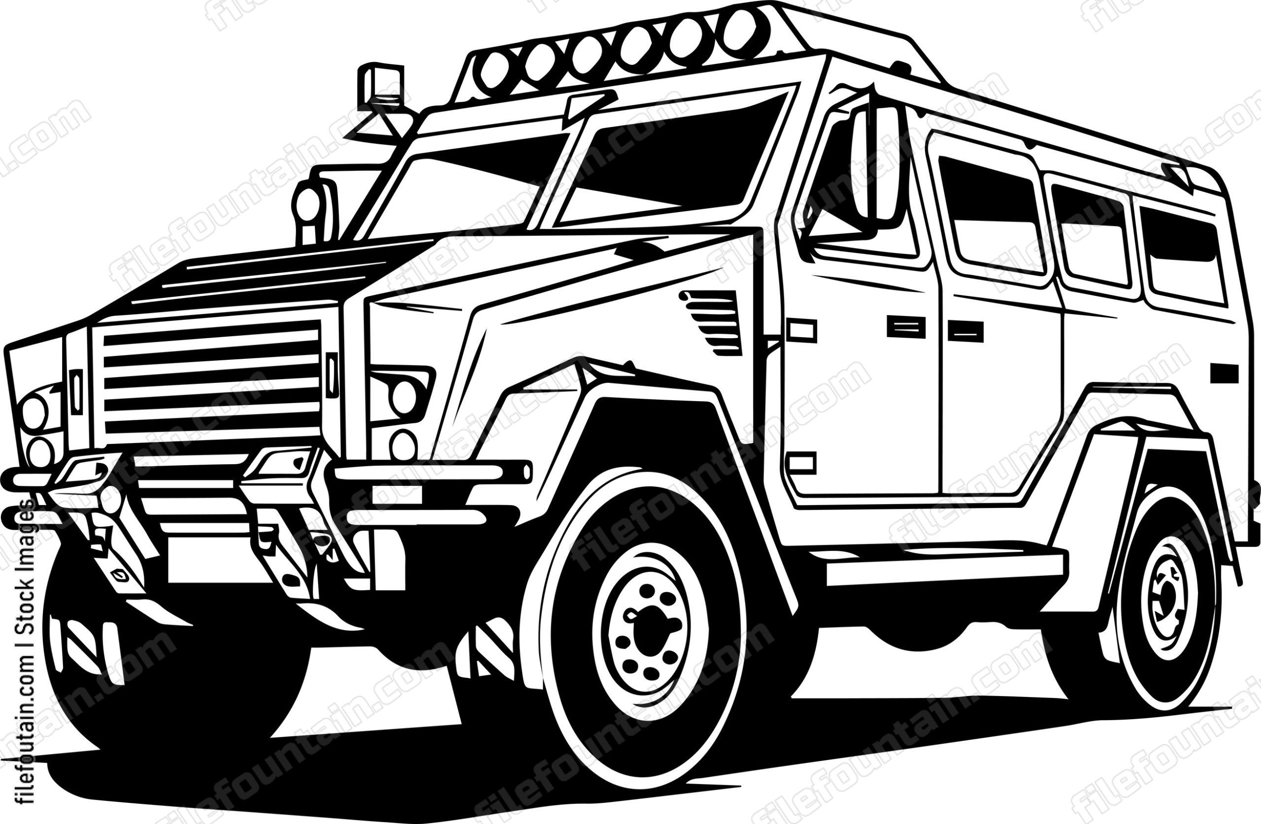 Armored Police Car