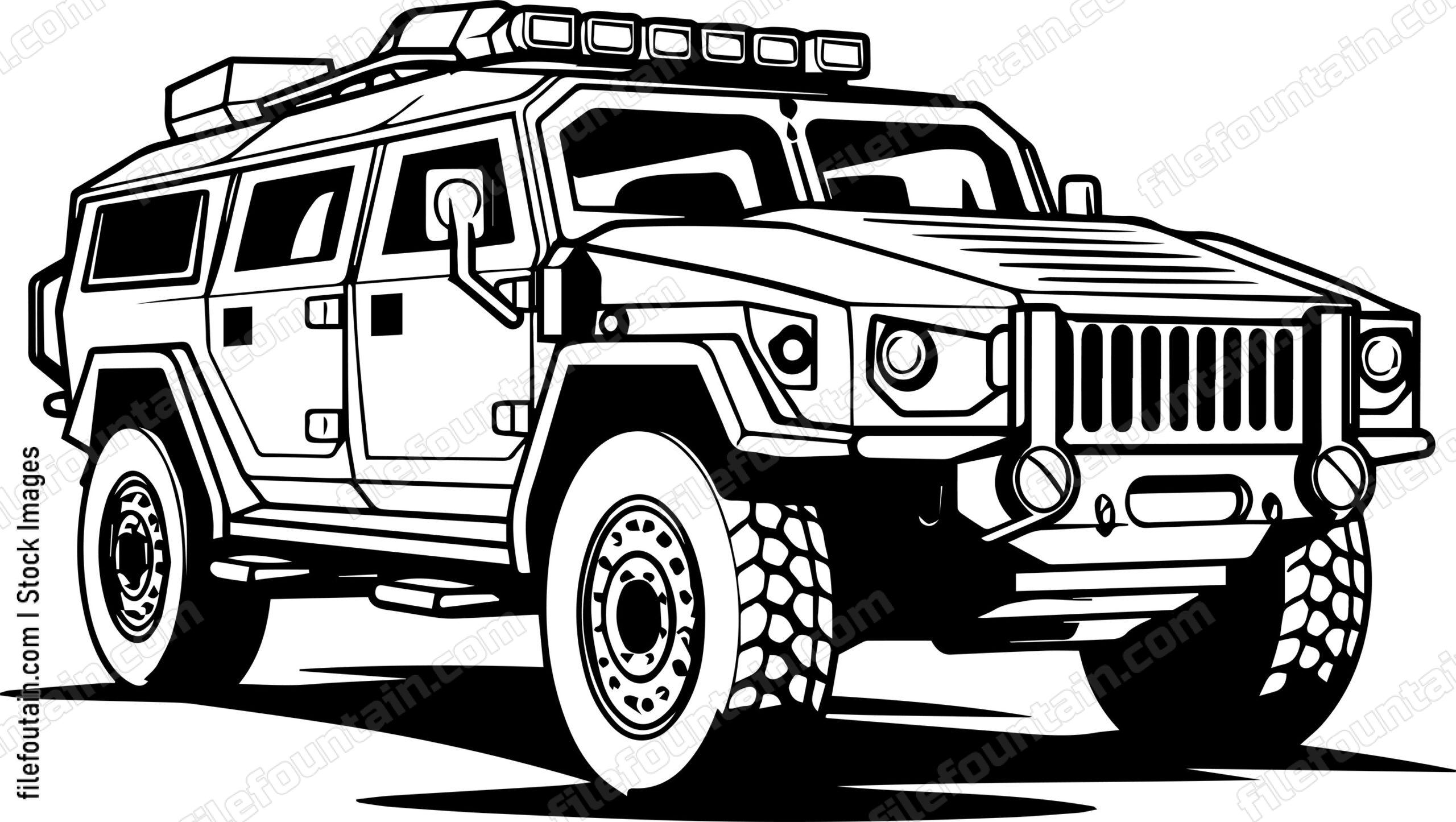 Armored Police Car