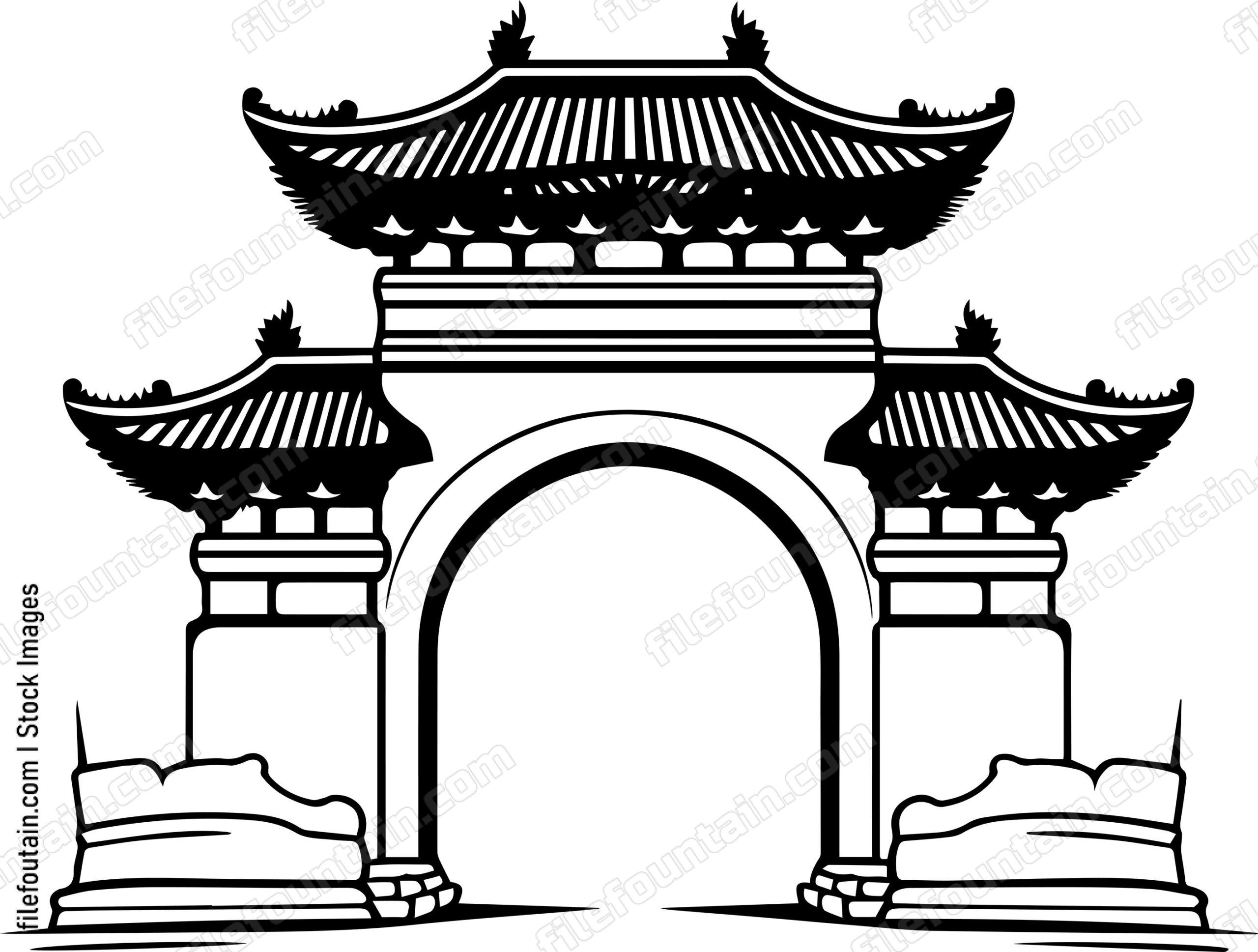 Asian Gate Architecture