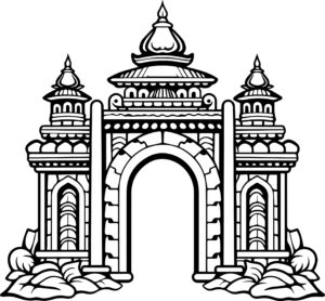 Asian Gate Architecture