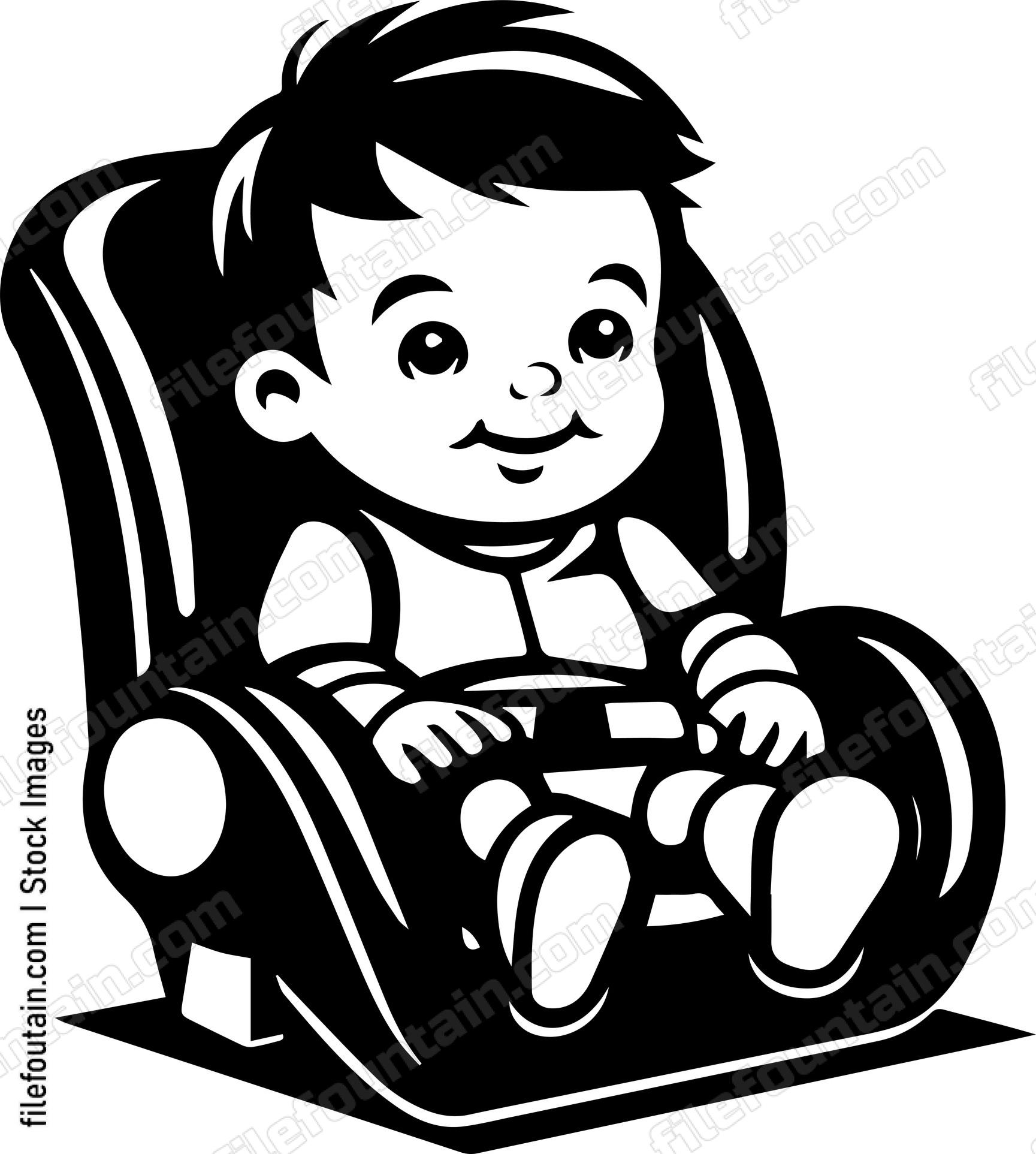 Baby In Car Seat