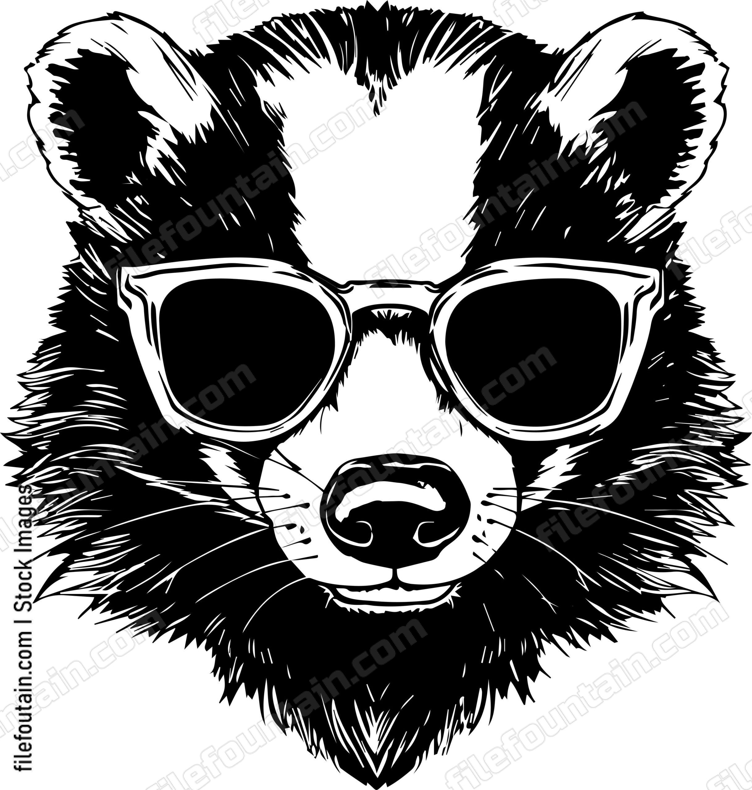 Badger In Sunglasses