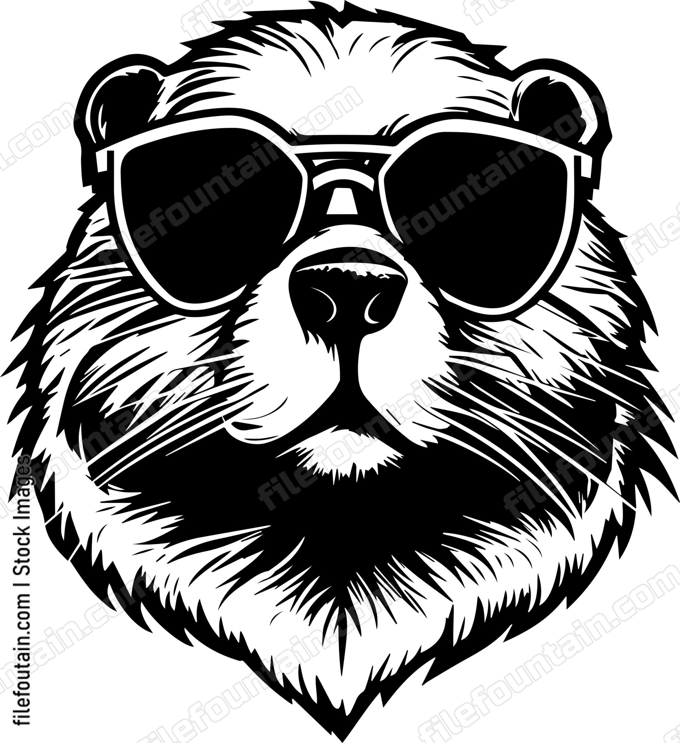 Beaver In Sunglasses