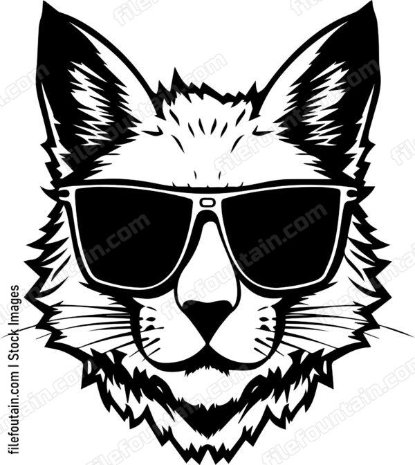 Bobcat In Sunglasses