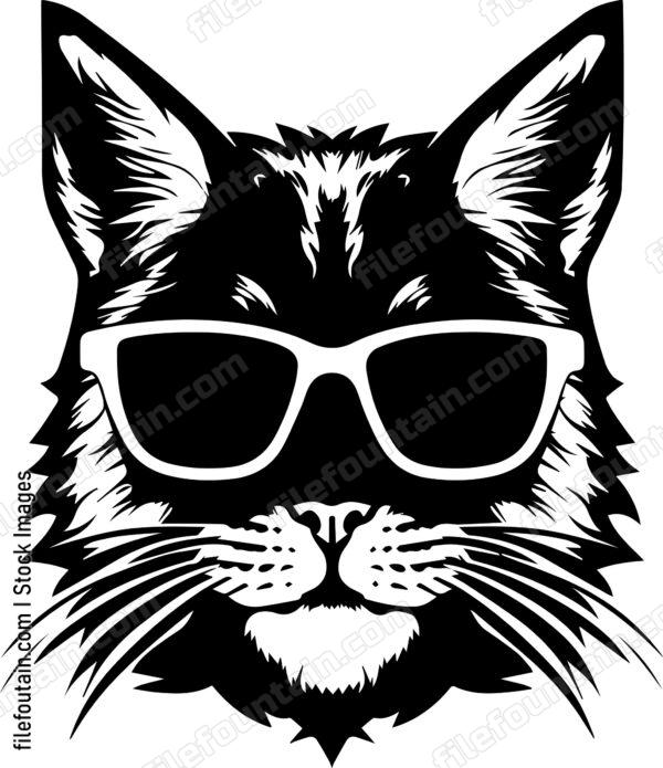 Bobcat In Sunglasses