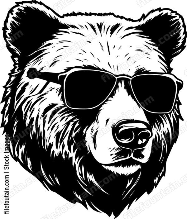 Brown Bear In Sunglasses
