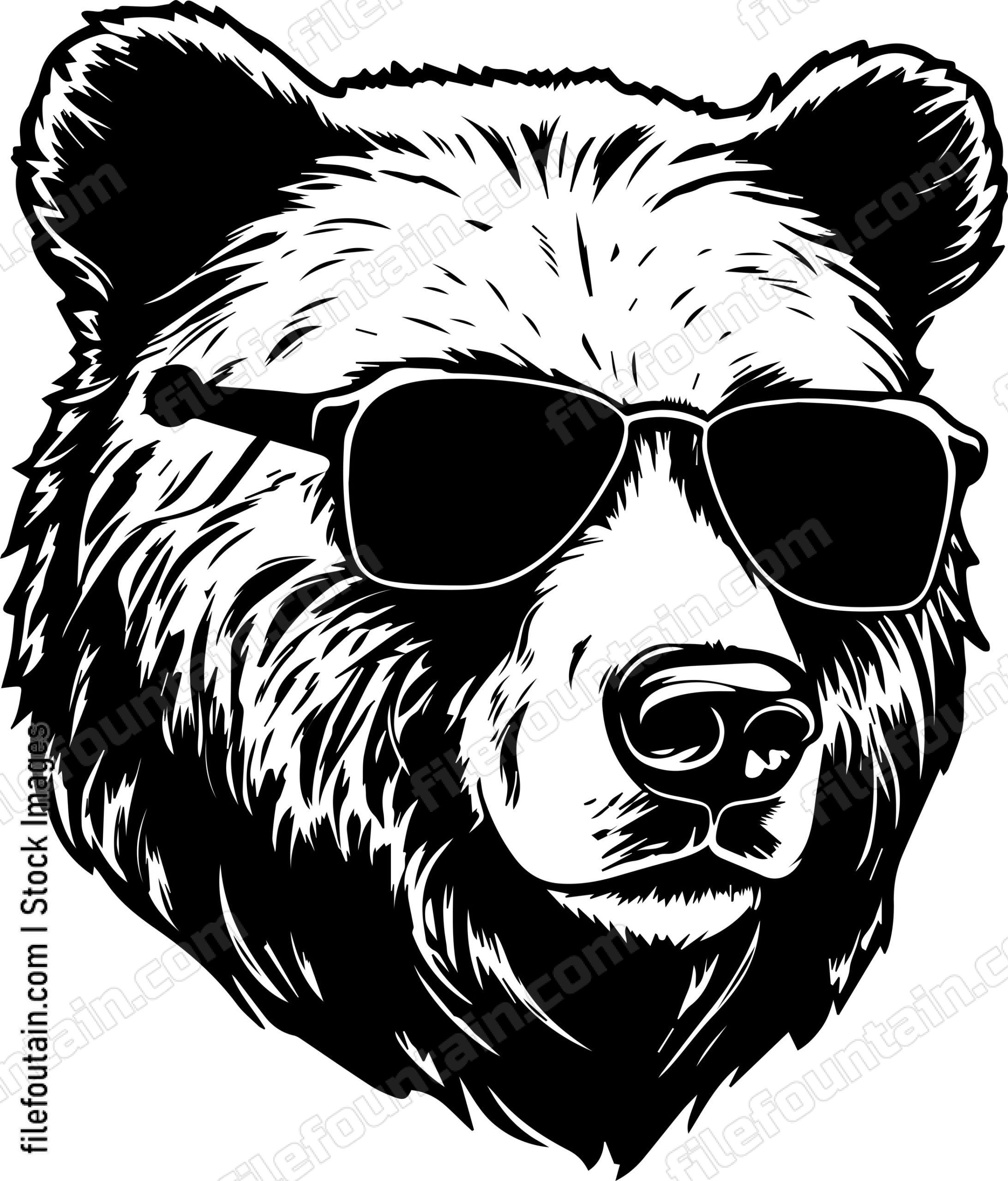 Brown Bear In Sunglasses