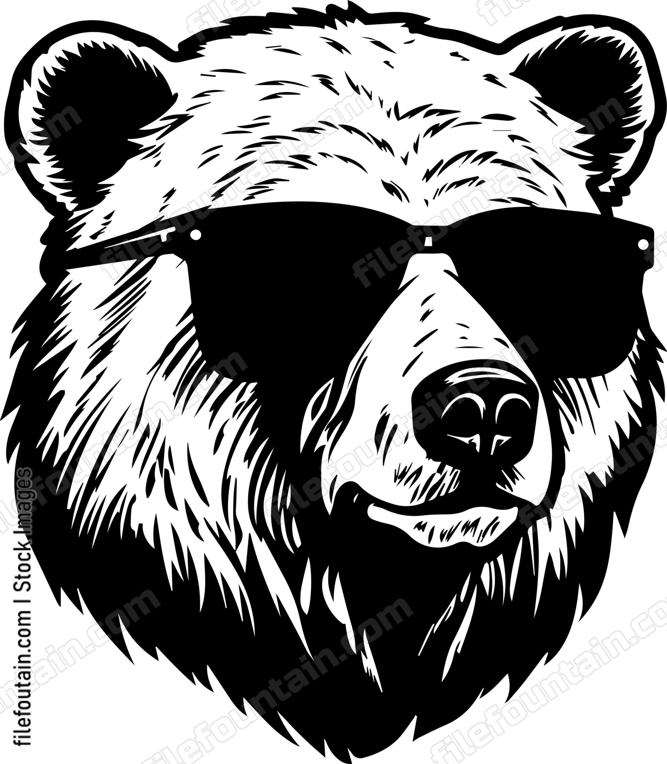 Brown Bear In Sunglasses
