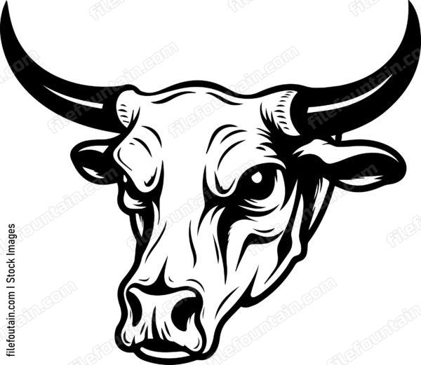 Bull Cattle Mascot